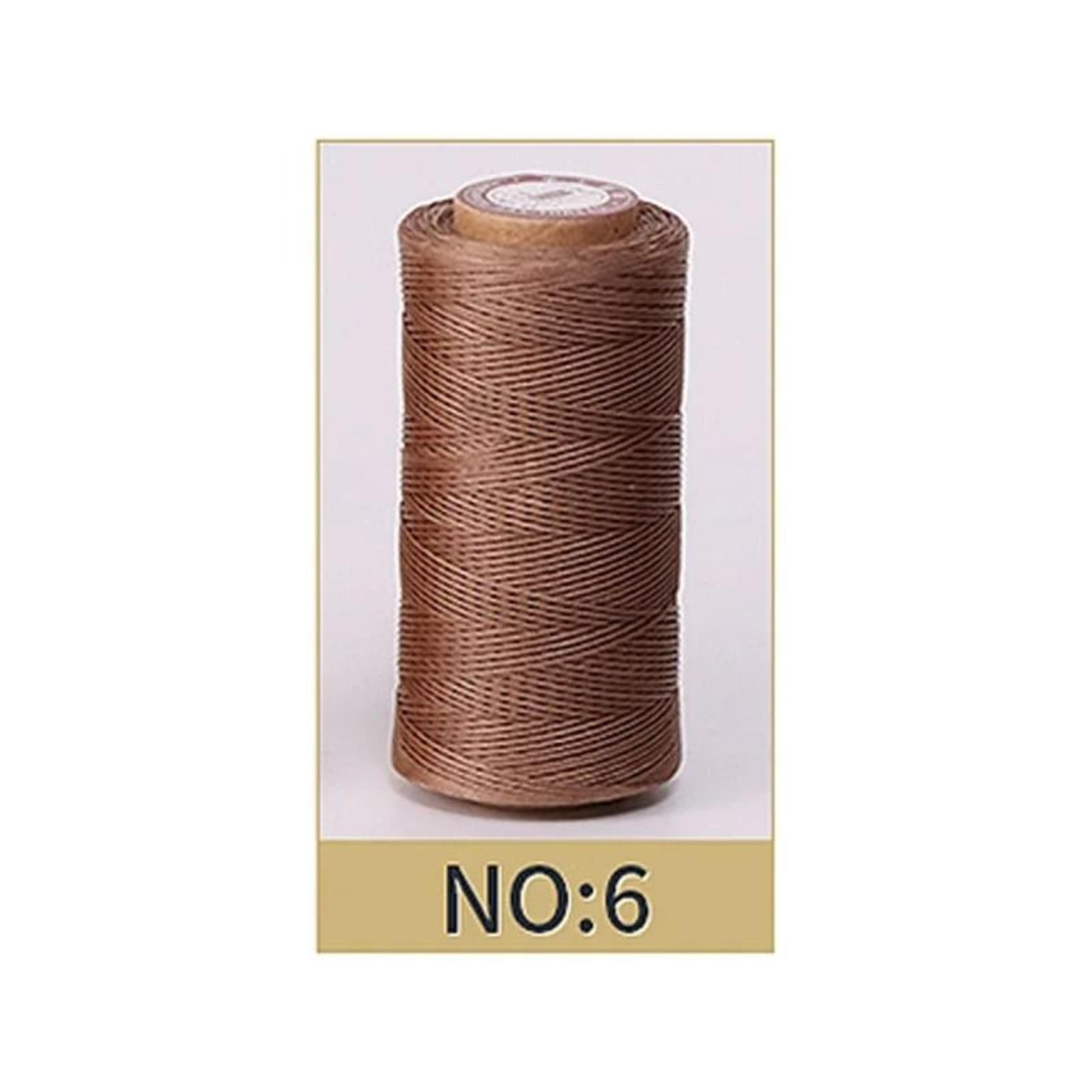 50M 08mm Flat Waxed Thread For Leathercraft Hand Stitching  DIY Handicrafts 7
