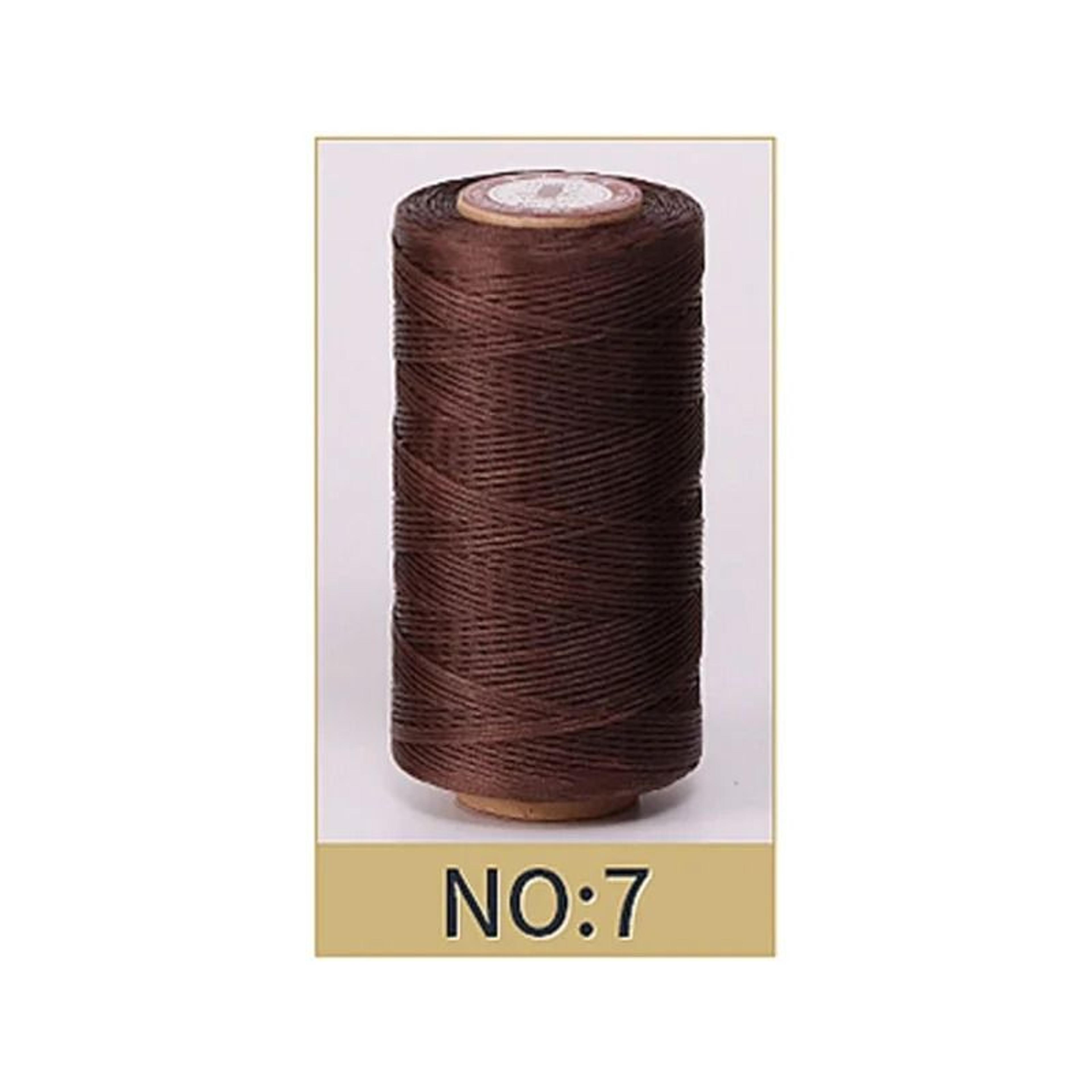 50M 08mm Flat Waxed Thread For Leathercraft Hand Stitching  DIY Handicrafts 8
