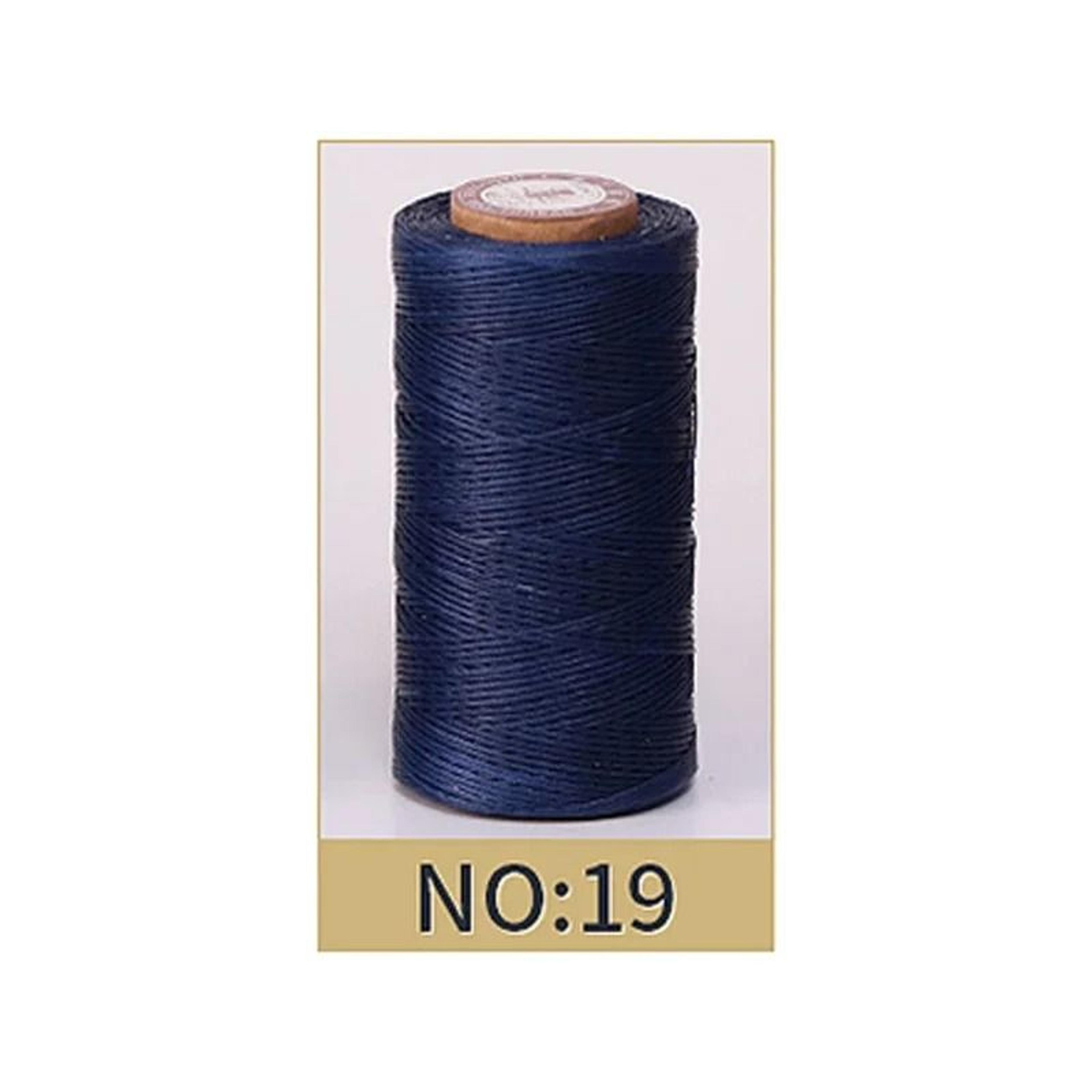 50M 08mm Flat Waxed Thread For Leathercraft Hand Stitching  DIY Handicrafts 20