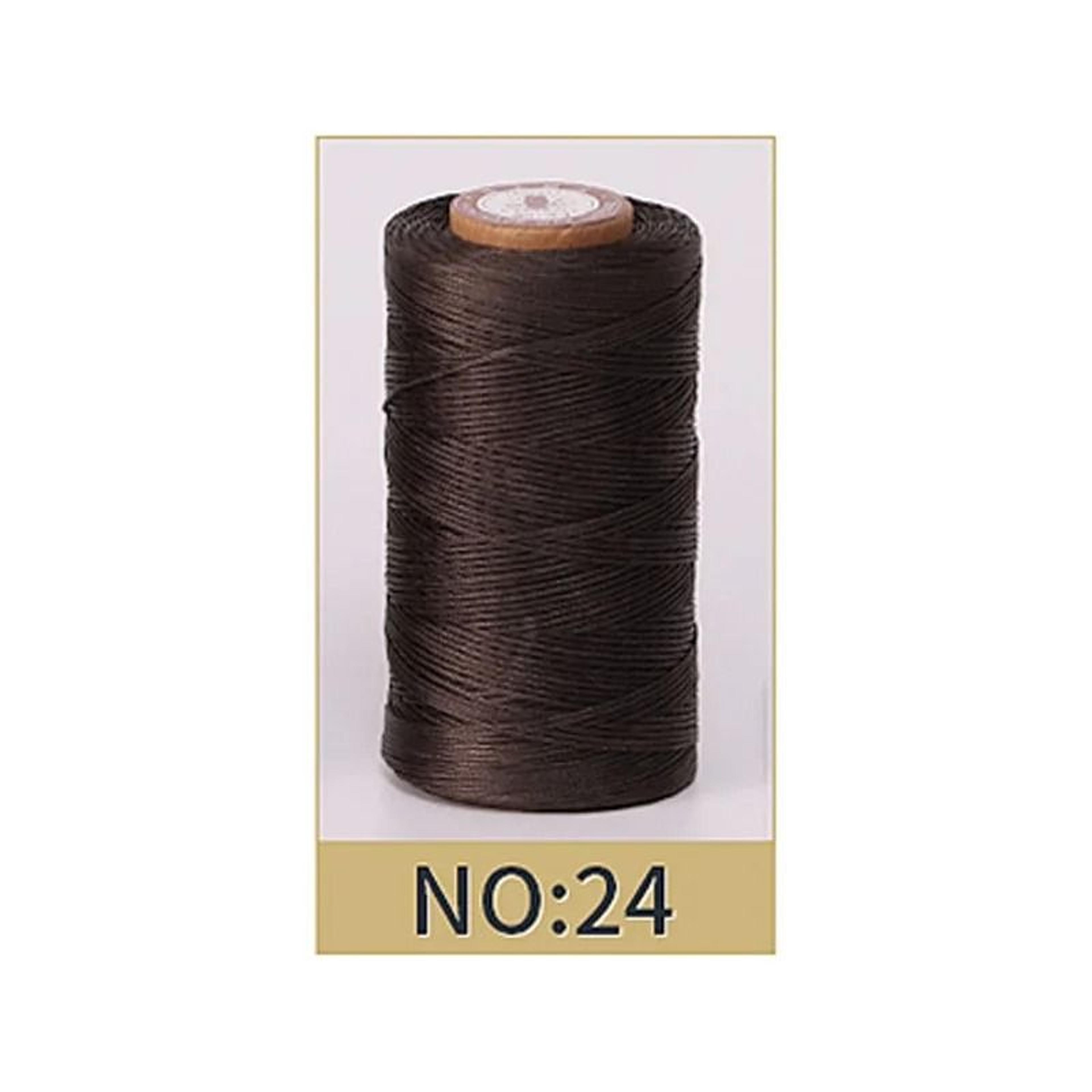 50M 08mm Flat Waxed Thread For Leathercraft Hand Stitching  DIY Handicrafts 25