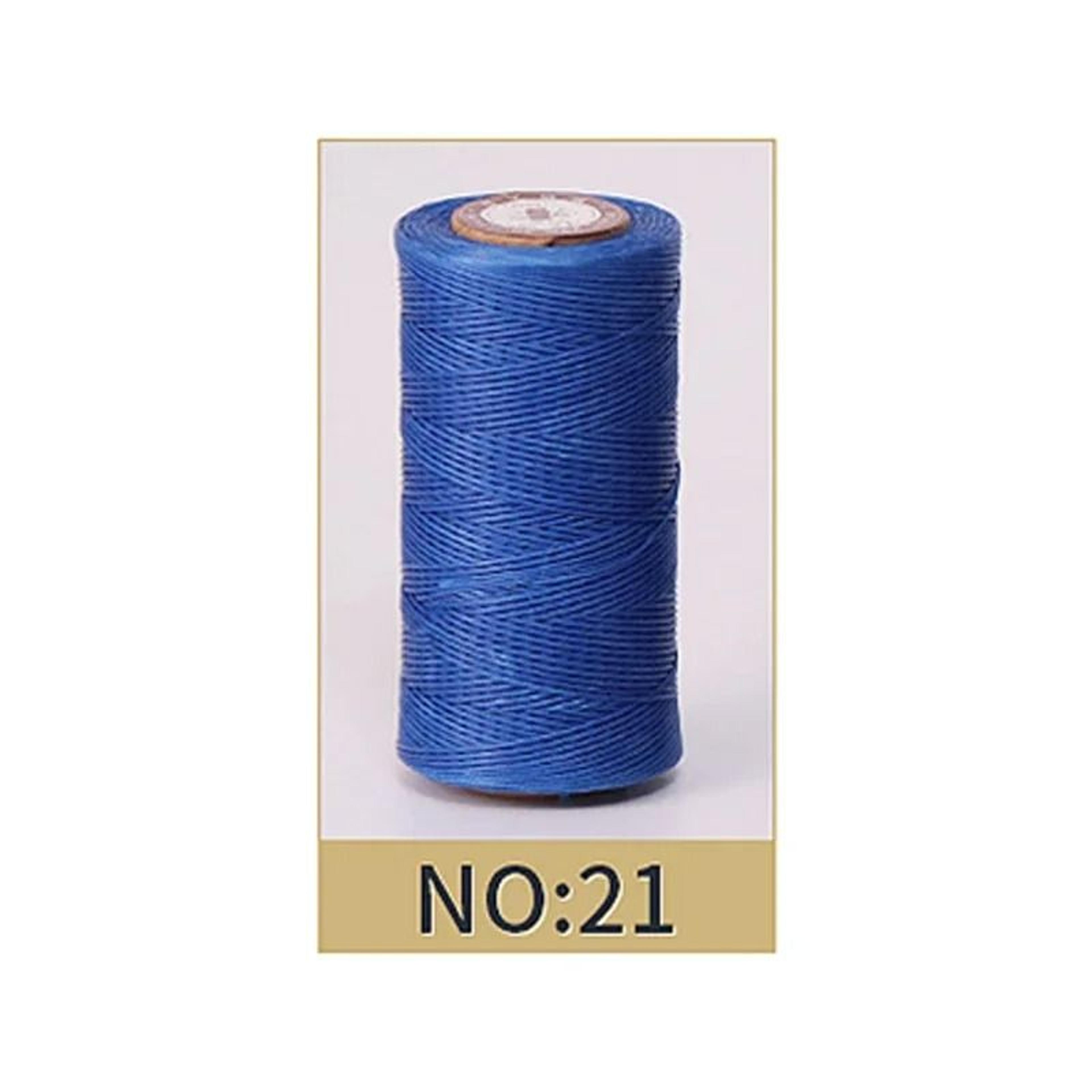 50M 08mm Flat Waxed Thread For Leathercraft Hand Stitching  DIY Handicrafts 22