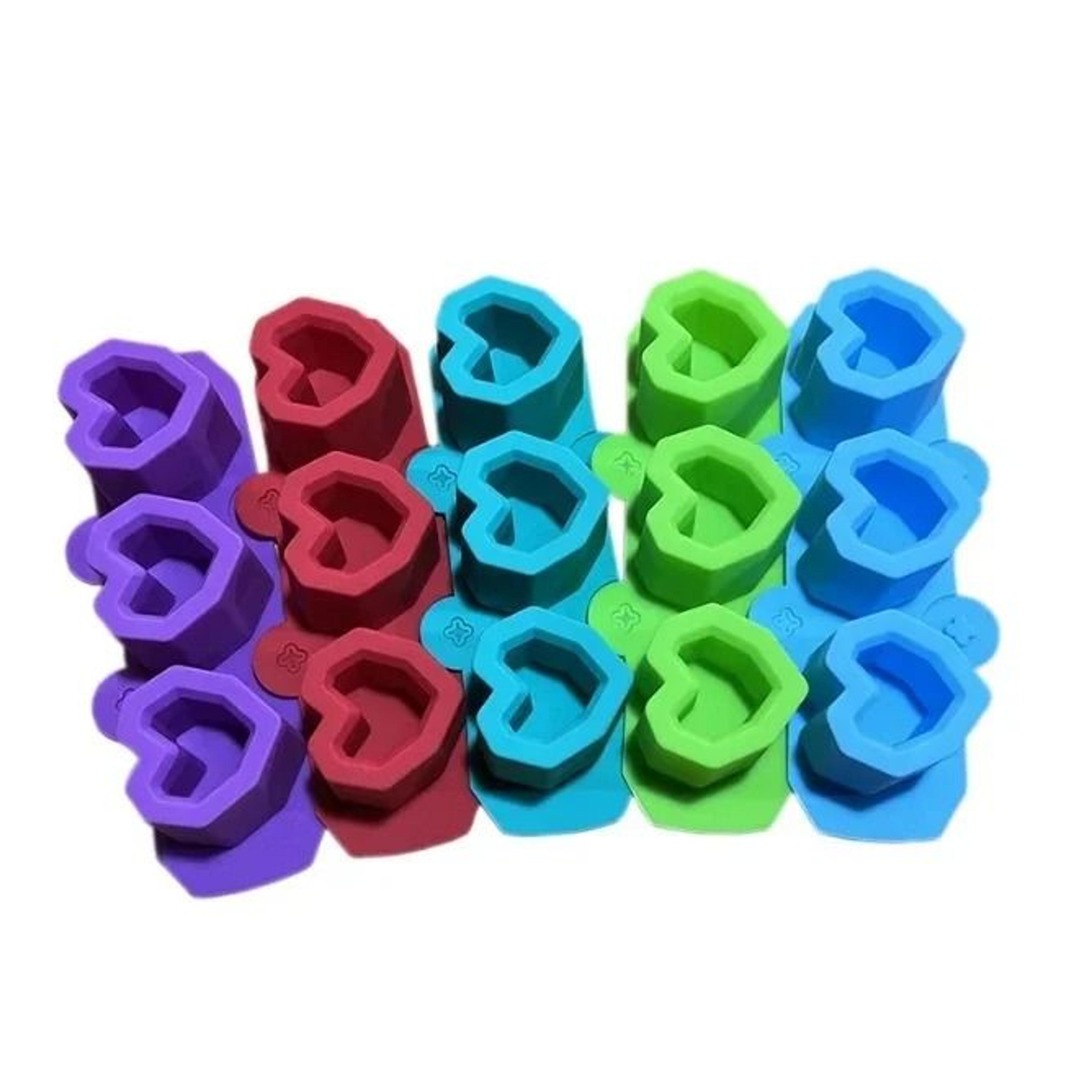 3Hole Round Concrete Flower Pot  Candle Vessel Silicone Mold 4