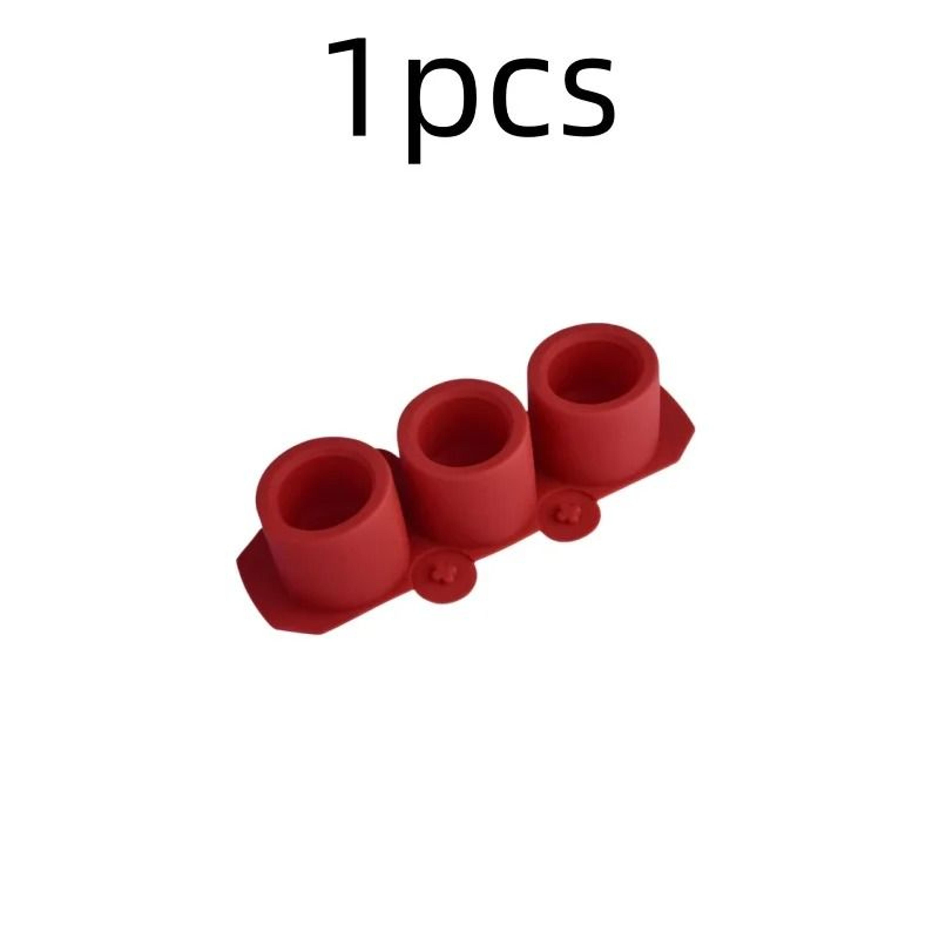 3Hole Round Concrete Flower Pot  Candle Vessel Silicone Mold 8