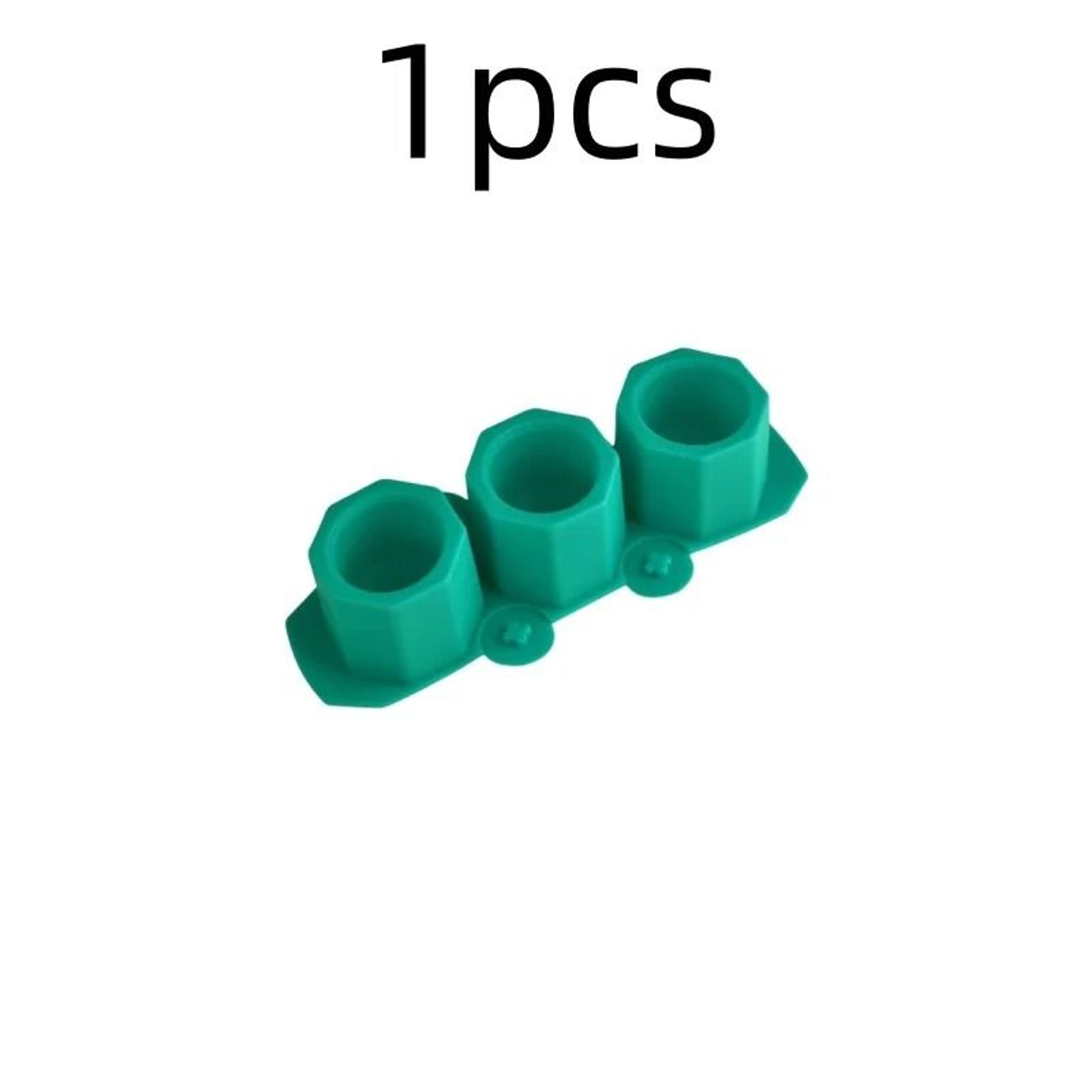 3Hole Round Concrete Flower Pot  Candle Vessel Silicone Mold 16