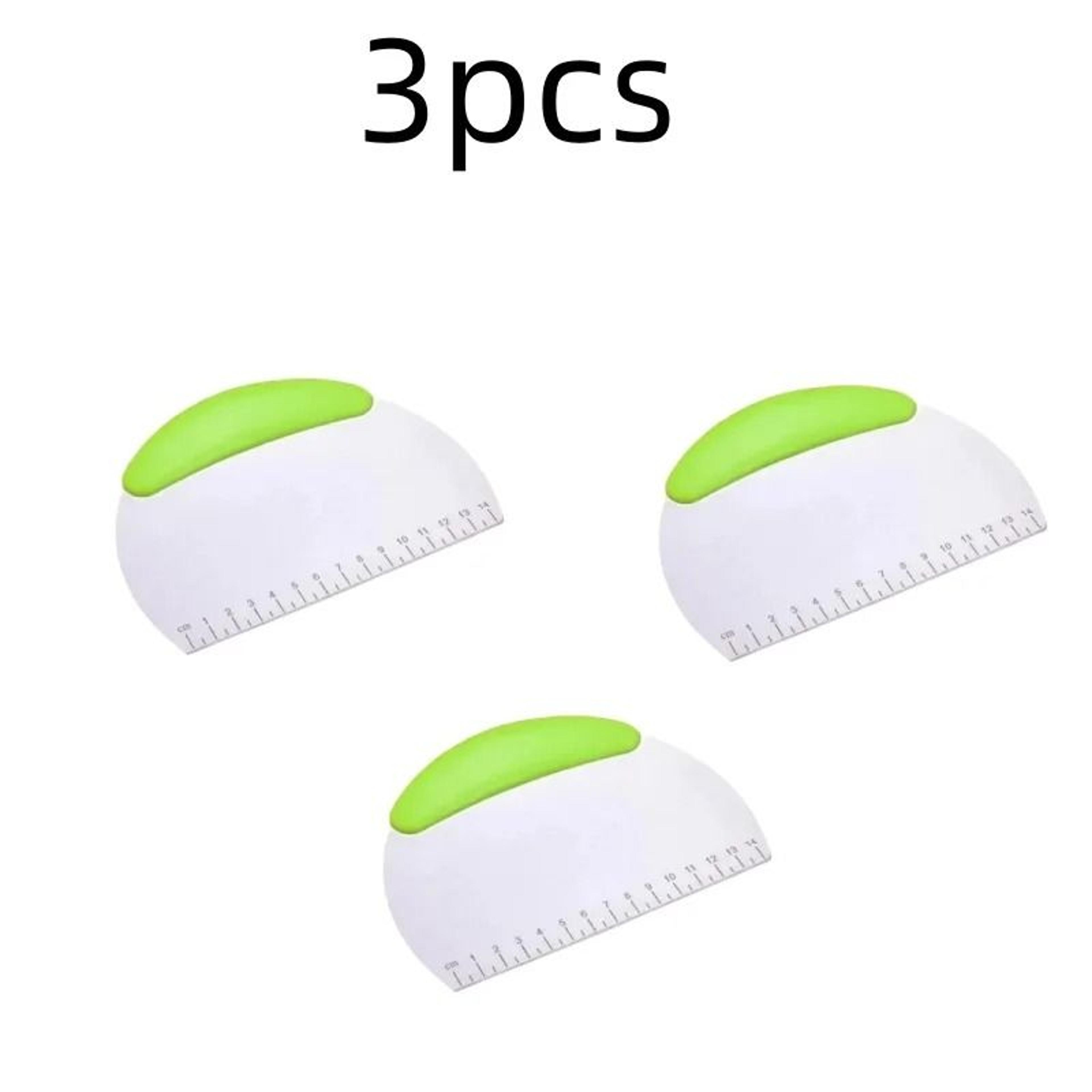 Stainless Steel Pastry Cutter  Bench Dough Scraper Chopper With Measuring Scale 3