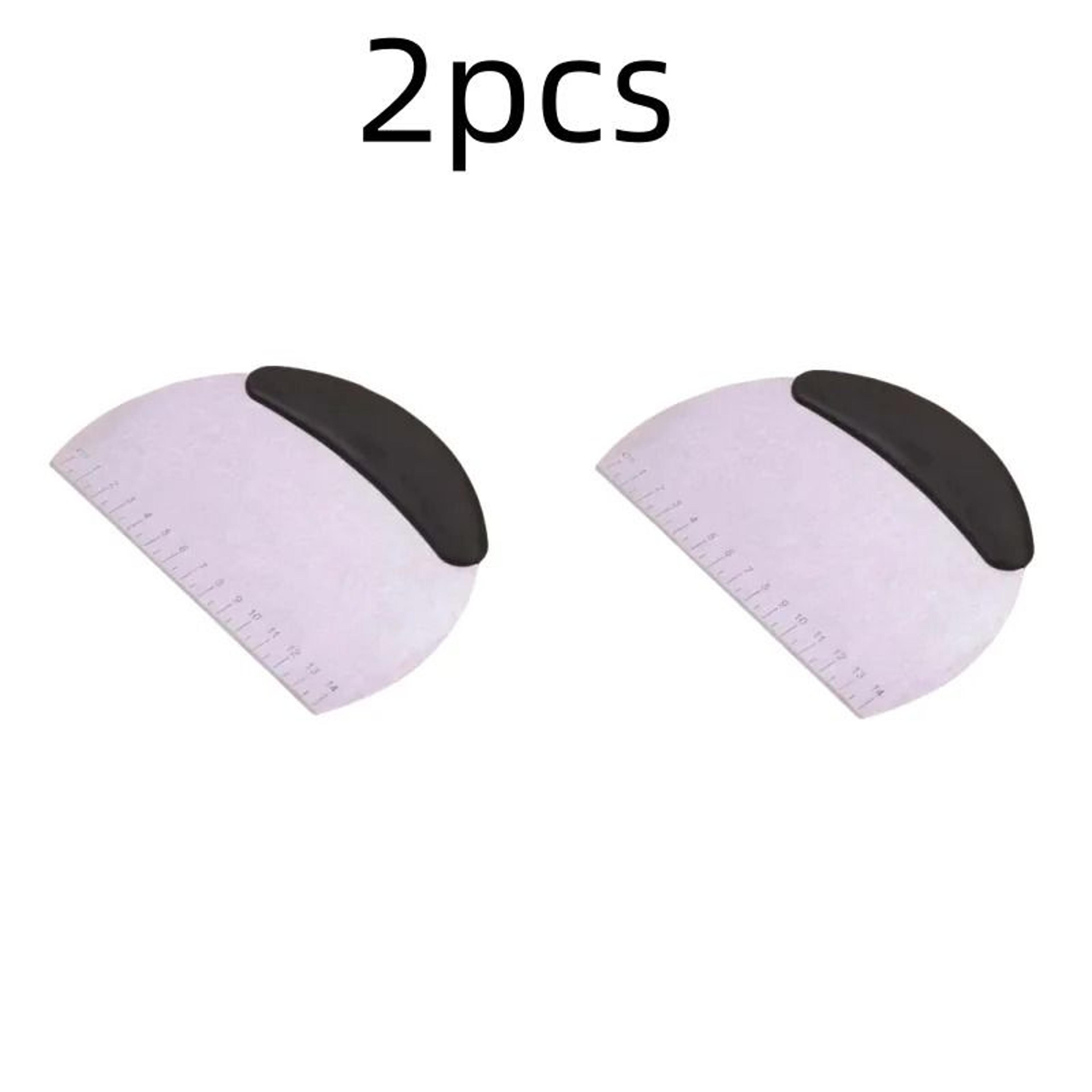 Stainless Steel Pastry Cutter  Bench Dough Scraper Chopper With Measuring Scale 8