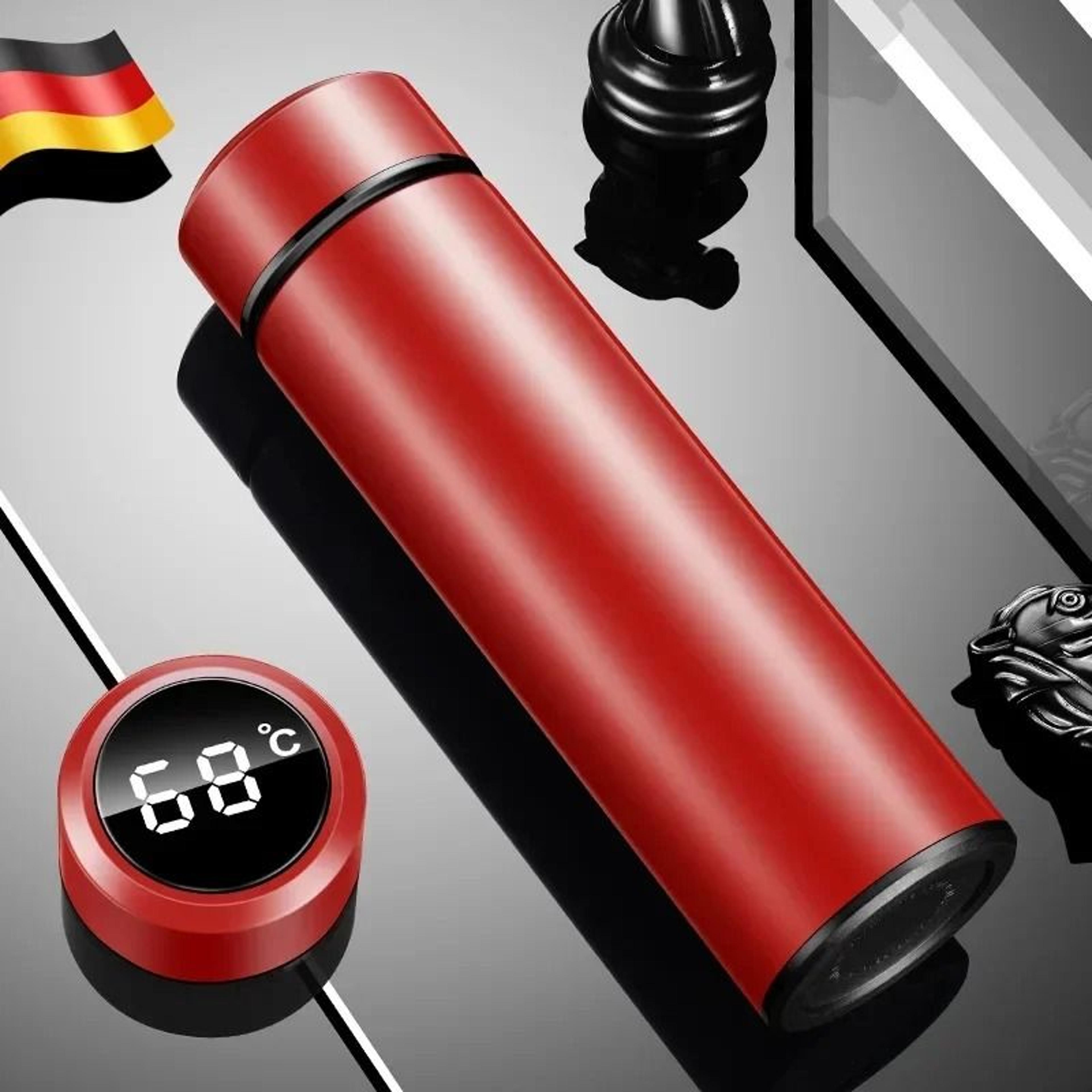 500ML Smart Temperature Display Thermos Bottle With Stainless Steel Divided Compartment 13
