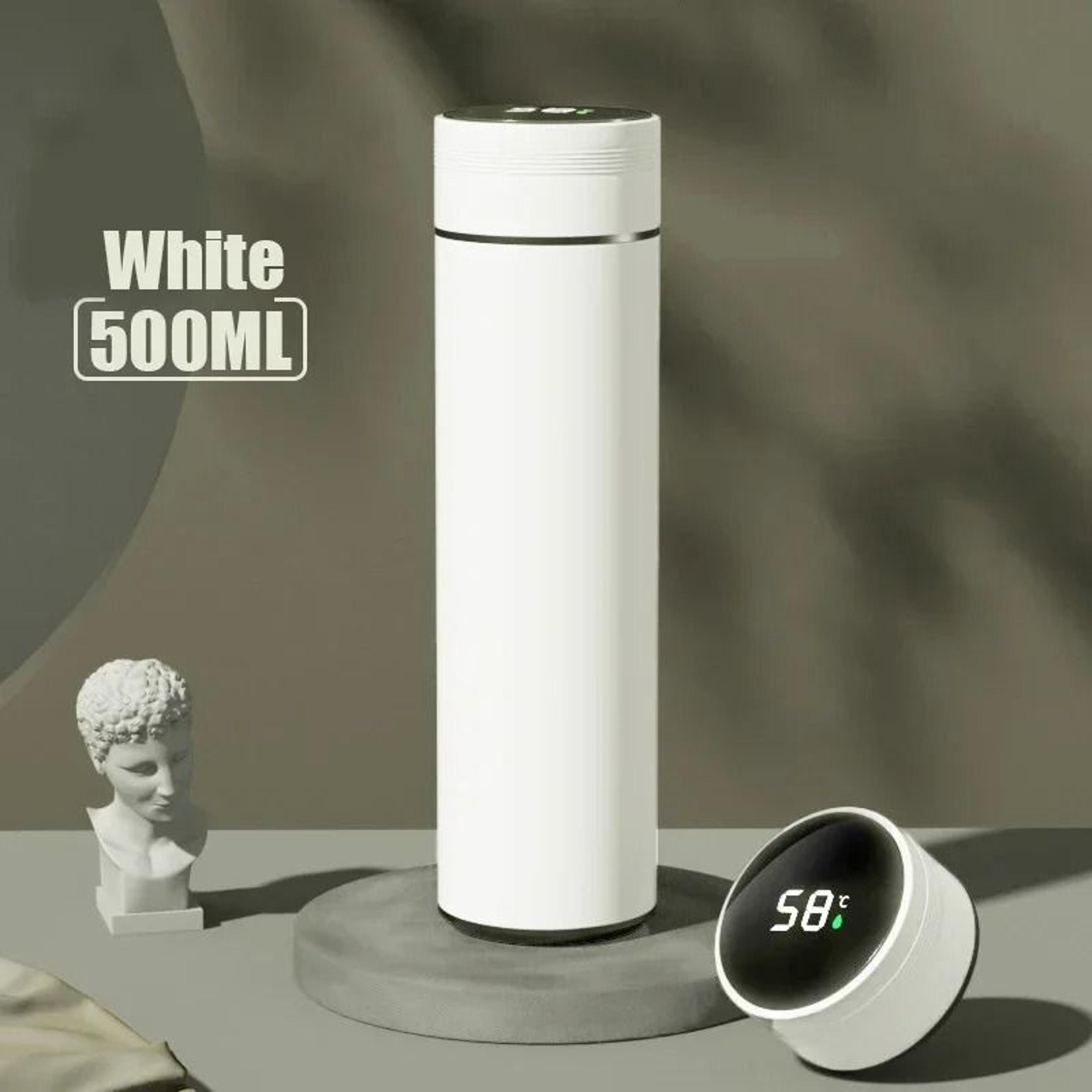 500ML Smart Temperature Display Thermos Bottle With Stainless Steel Divided Compartment 11