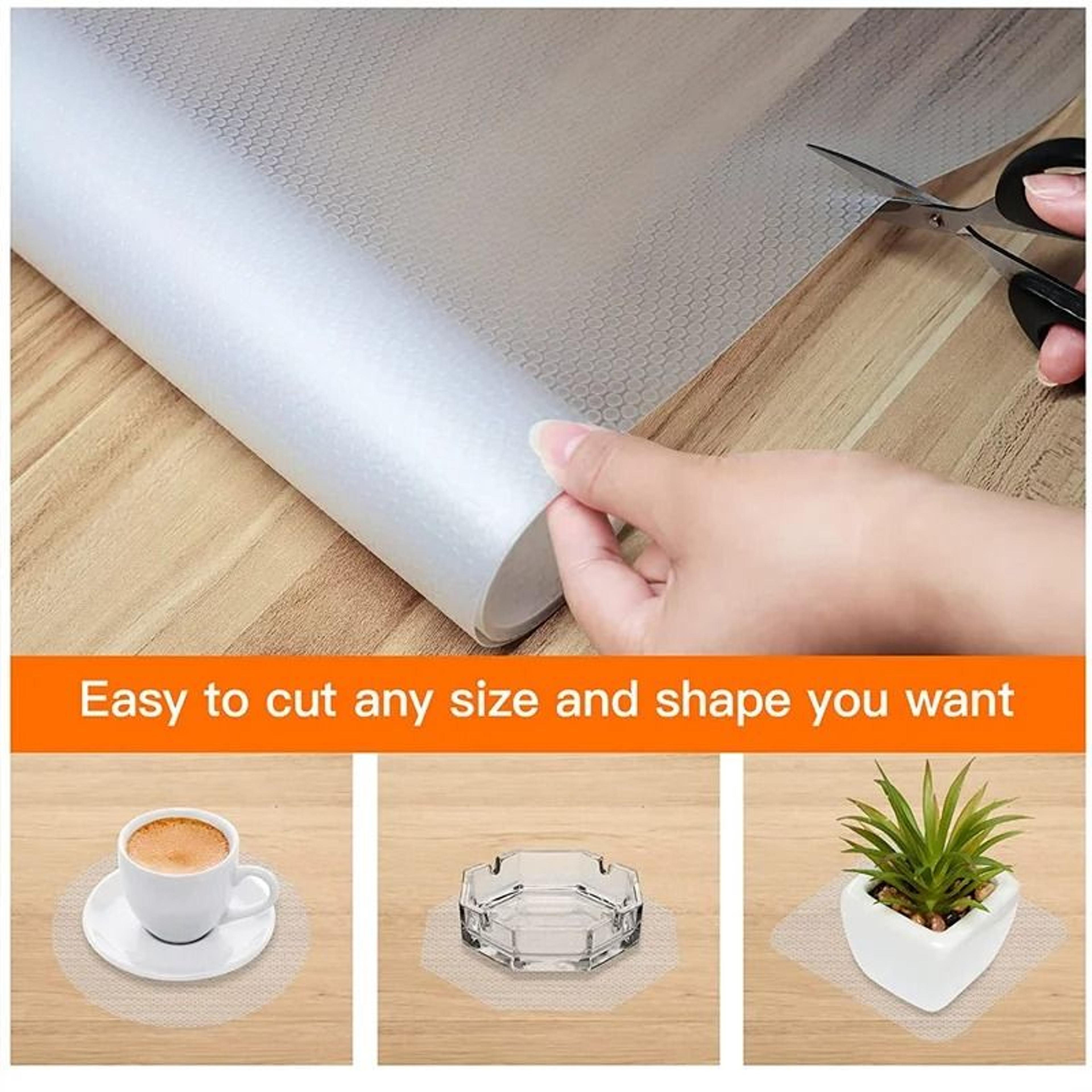 Reusable NonSlip Drawer Liners  Washable Dustproof  Waterproof Kitchen Cabinet Shelf Mats 1