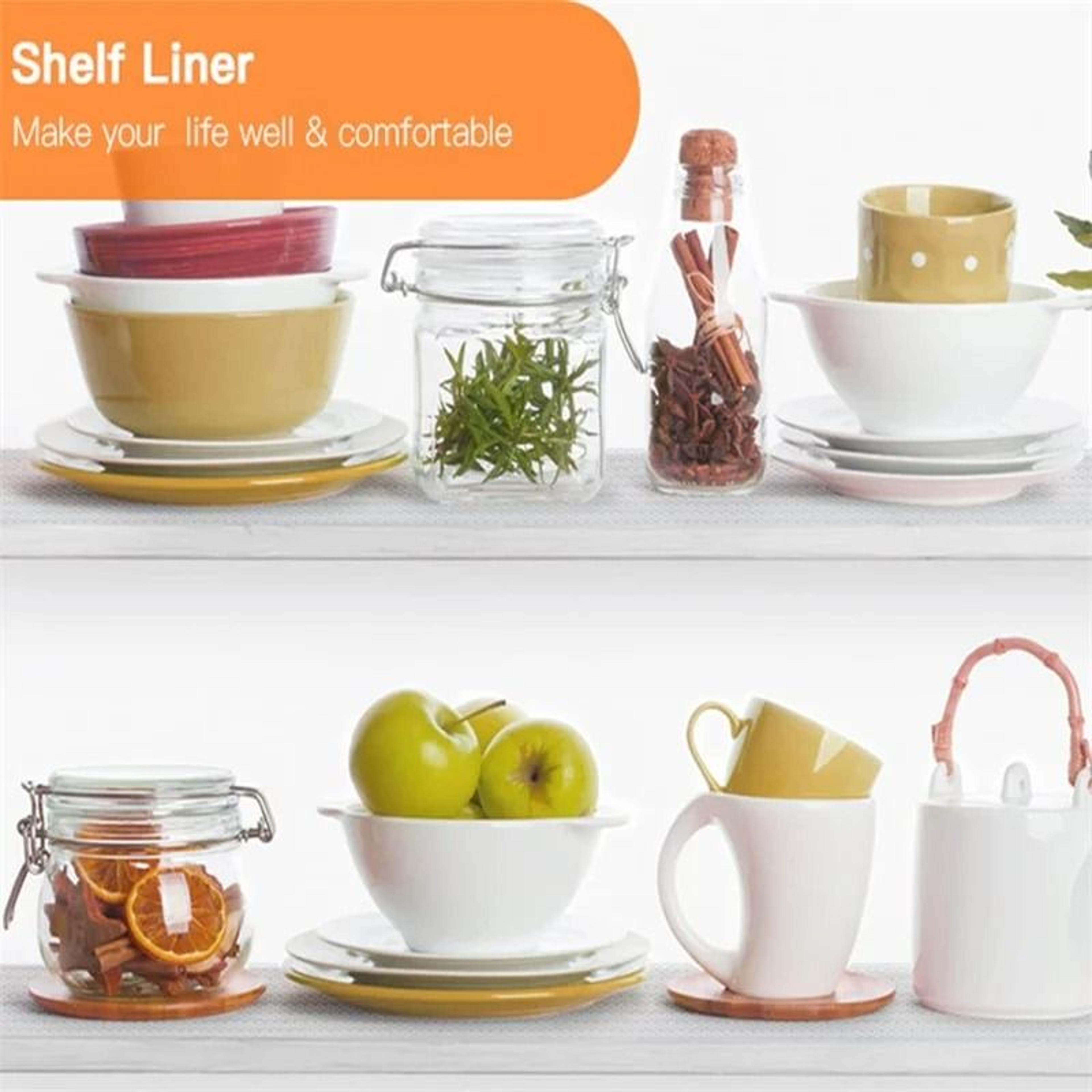 Reusable NonSlip Drawer Liners  Washable Dustproof  Waterproof Kitchen Cabinet Shelf Mats 4