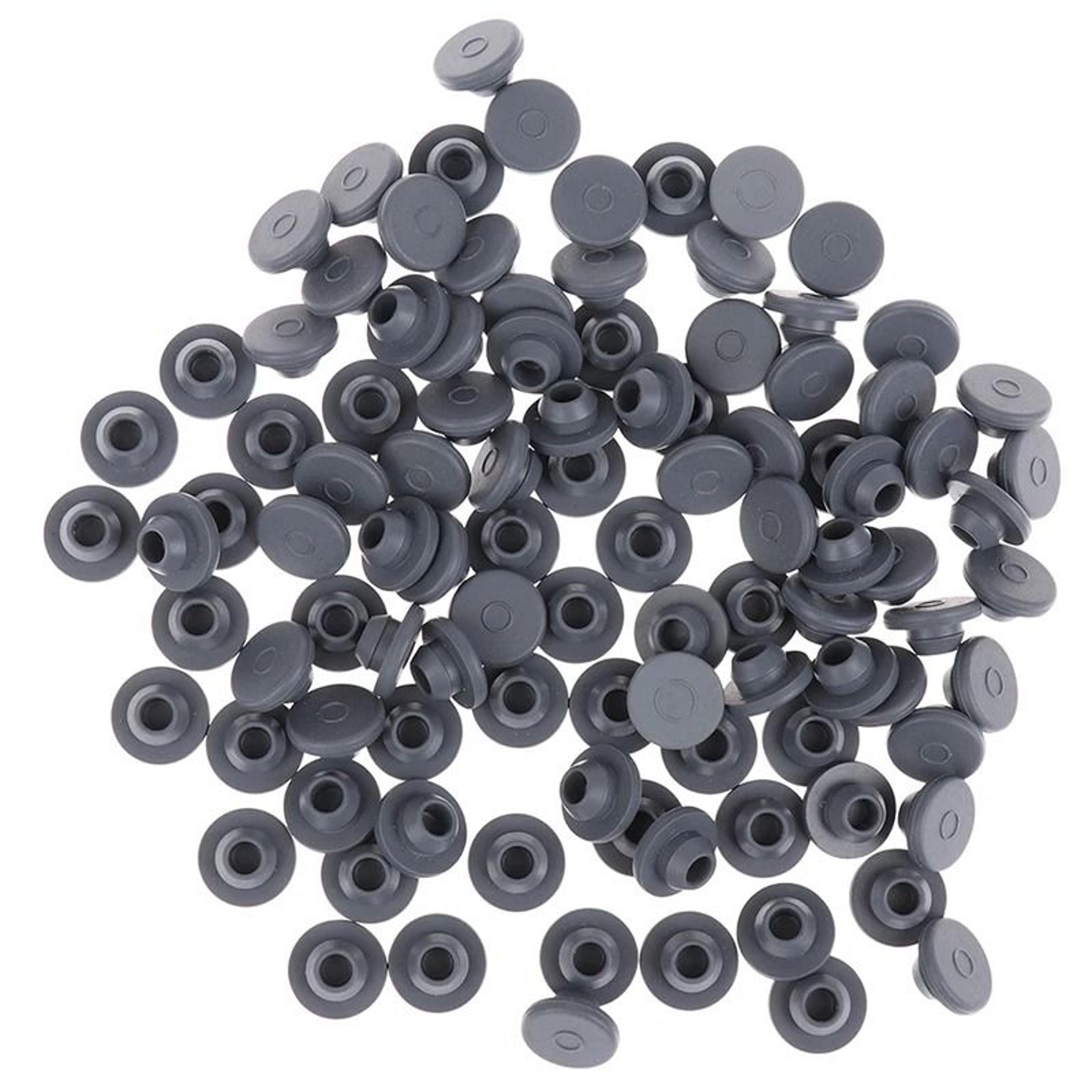 100Pcs Rubber Stoppers  SelfSealing Injection Ports 1