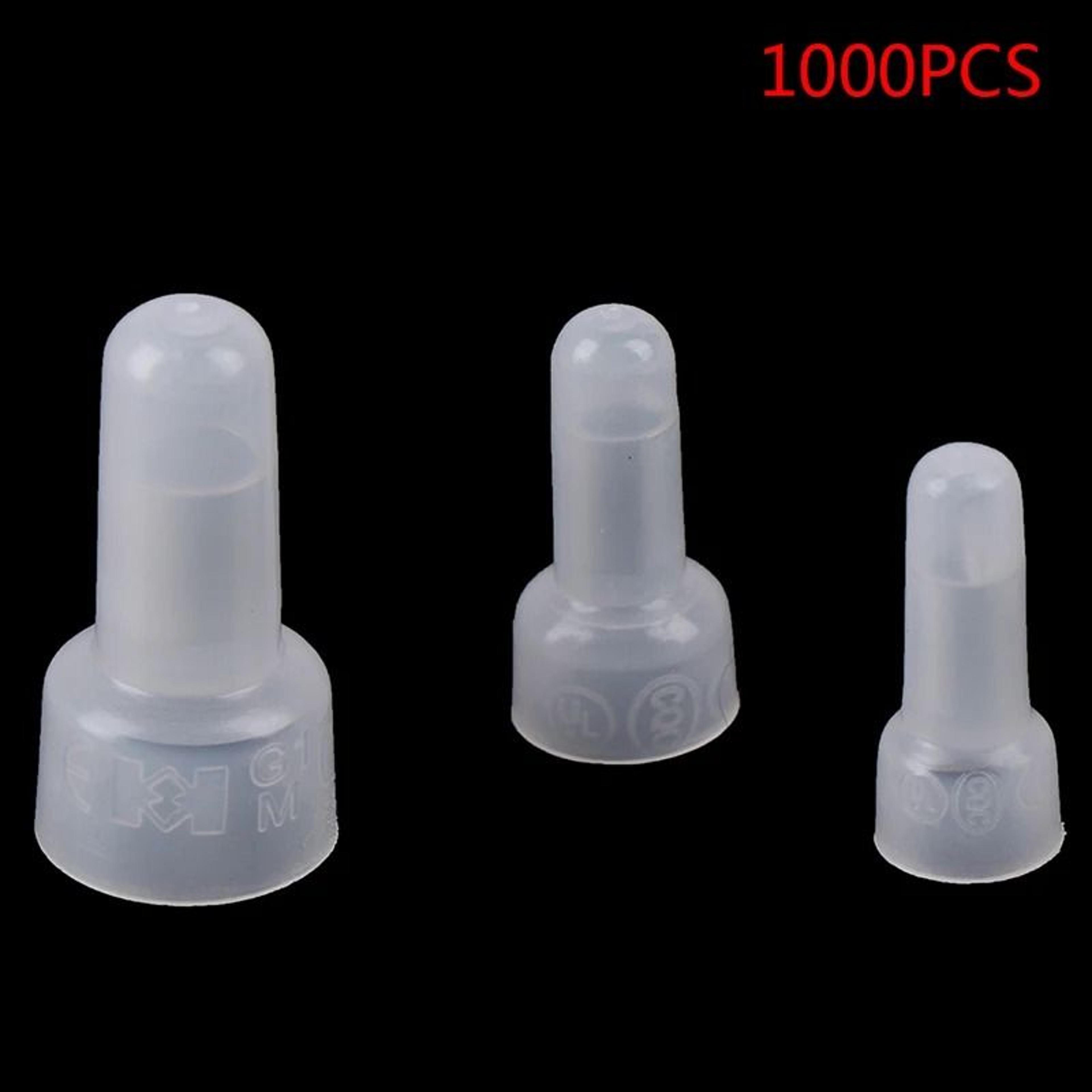 1000Pcs ClosedEnd Crimp Caps  Electrical Wire Connectors Set 5