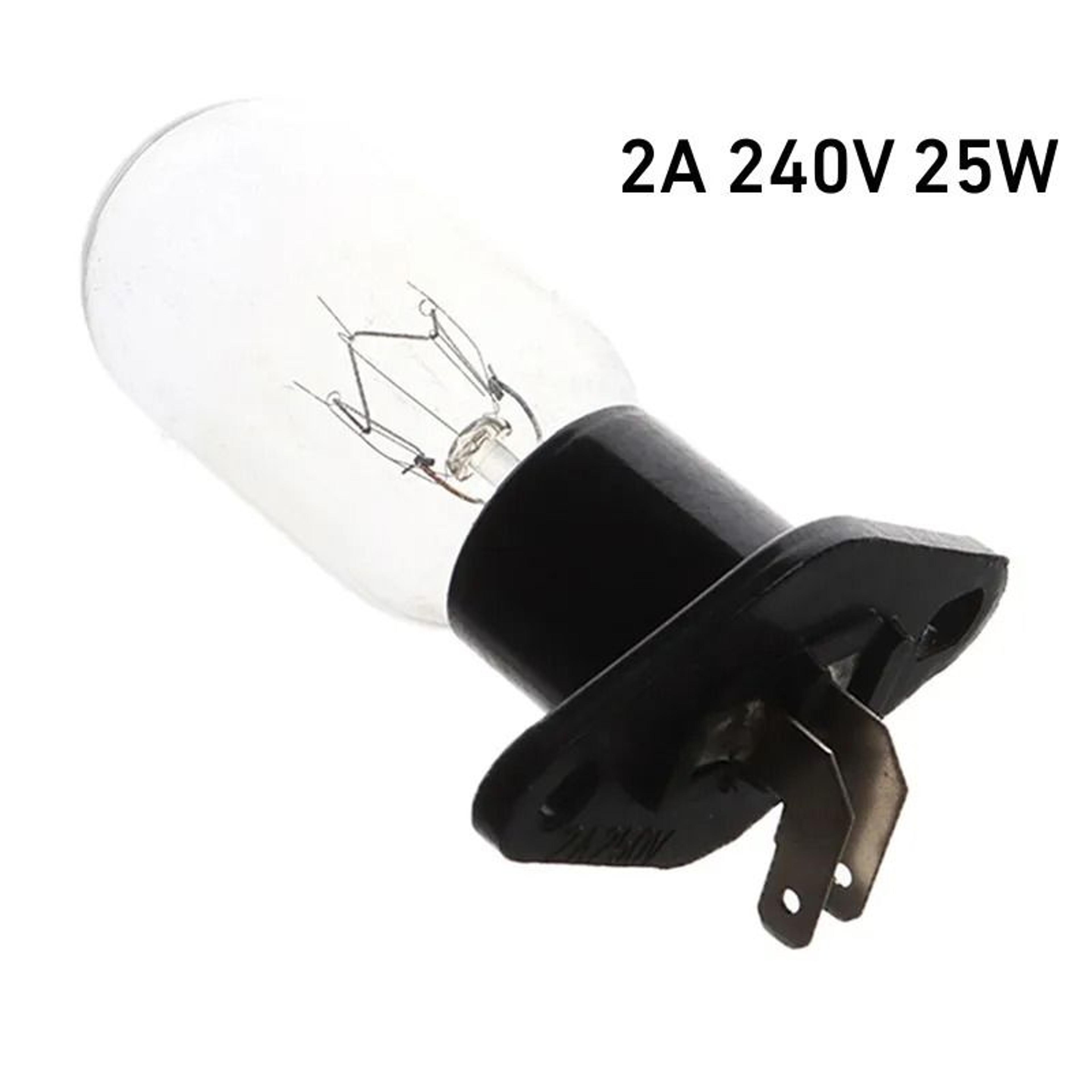 2A 240V 25W Universal Microwave Oven  Refrigerator Light Bulb With Holder 1