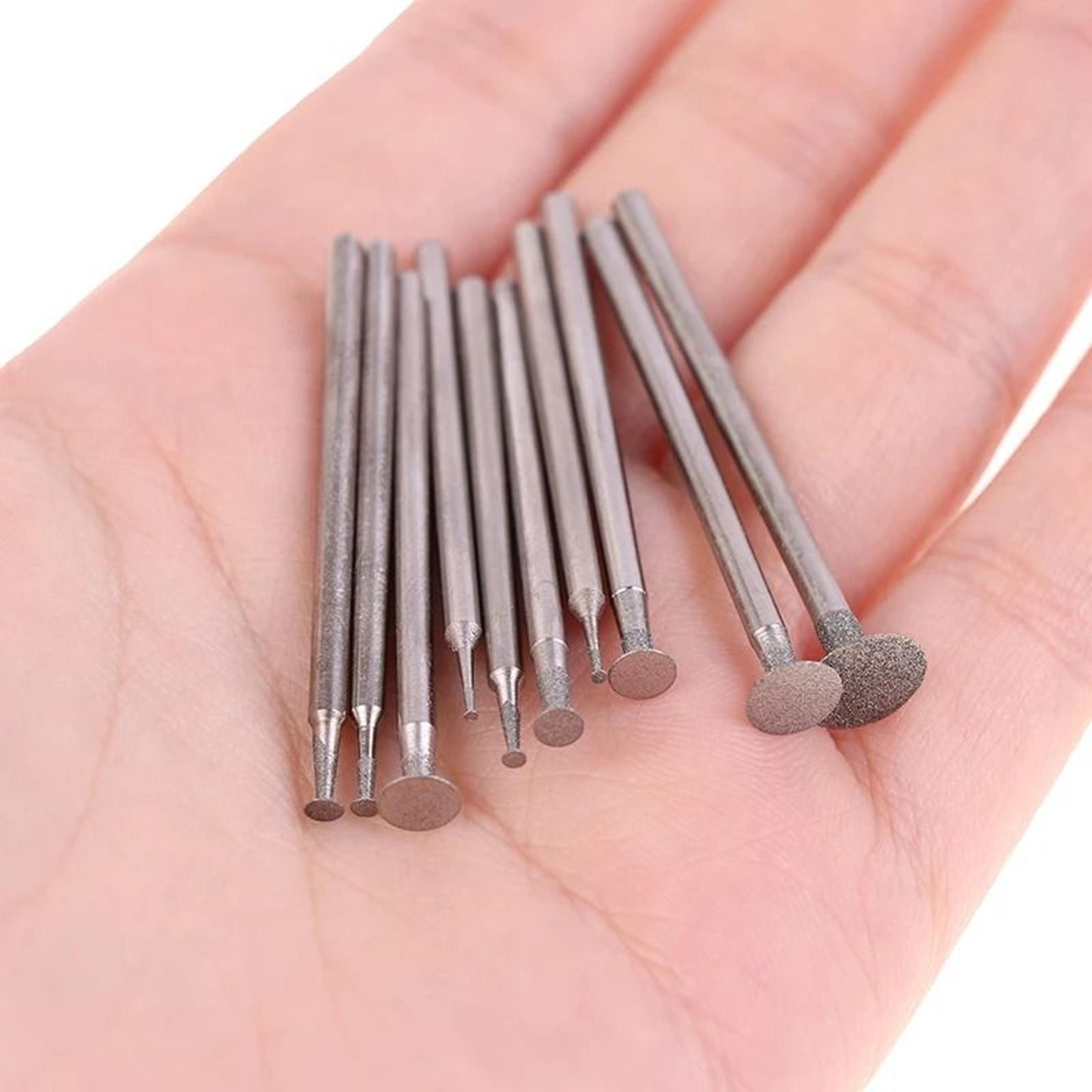 10Size UltraThin THead Diamond Grinding Bit Set 235mm Shank 2