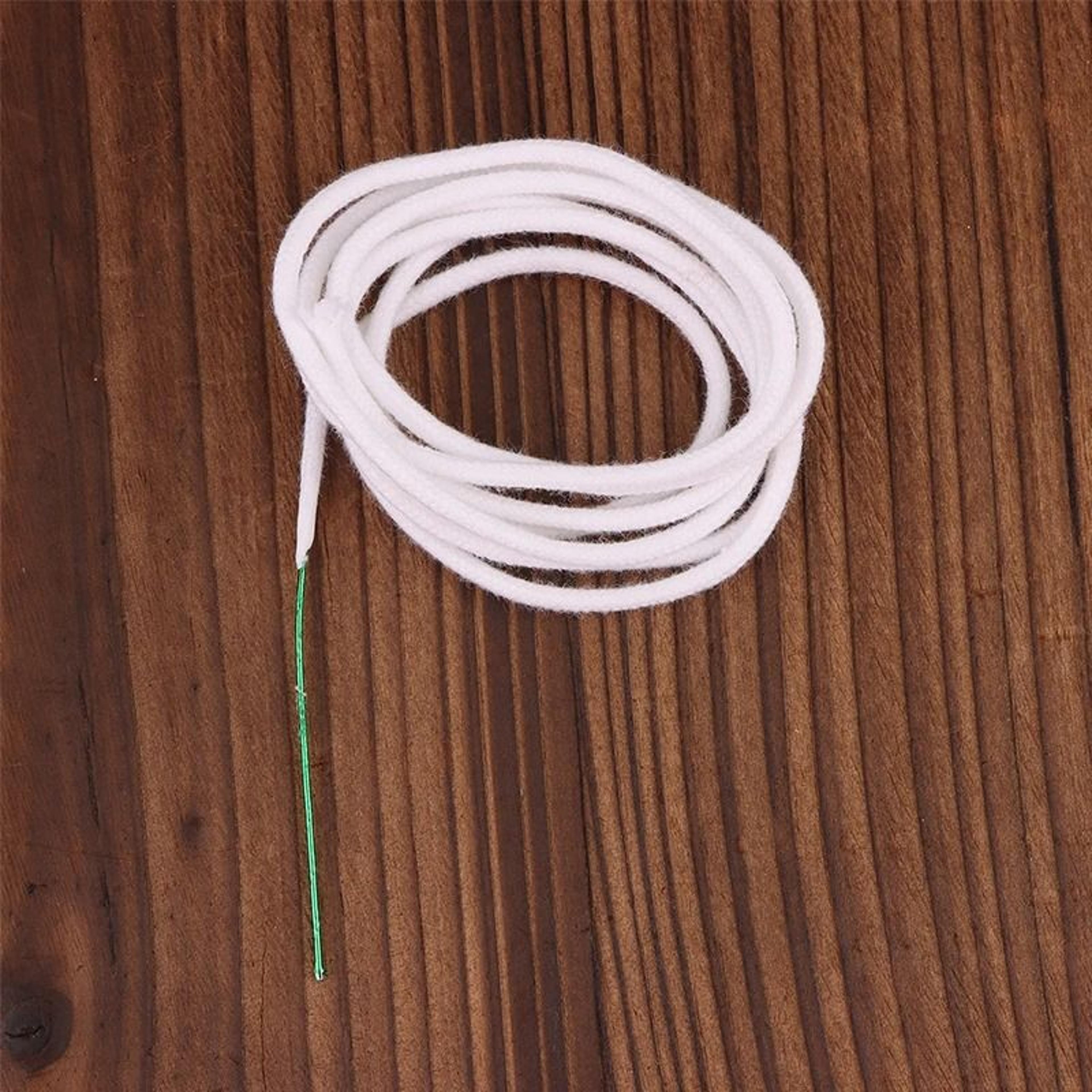 100CM Pure Cotton Replacement Lighter Wicks With Threading Needle 7