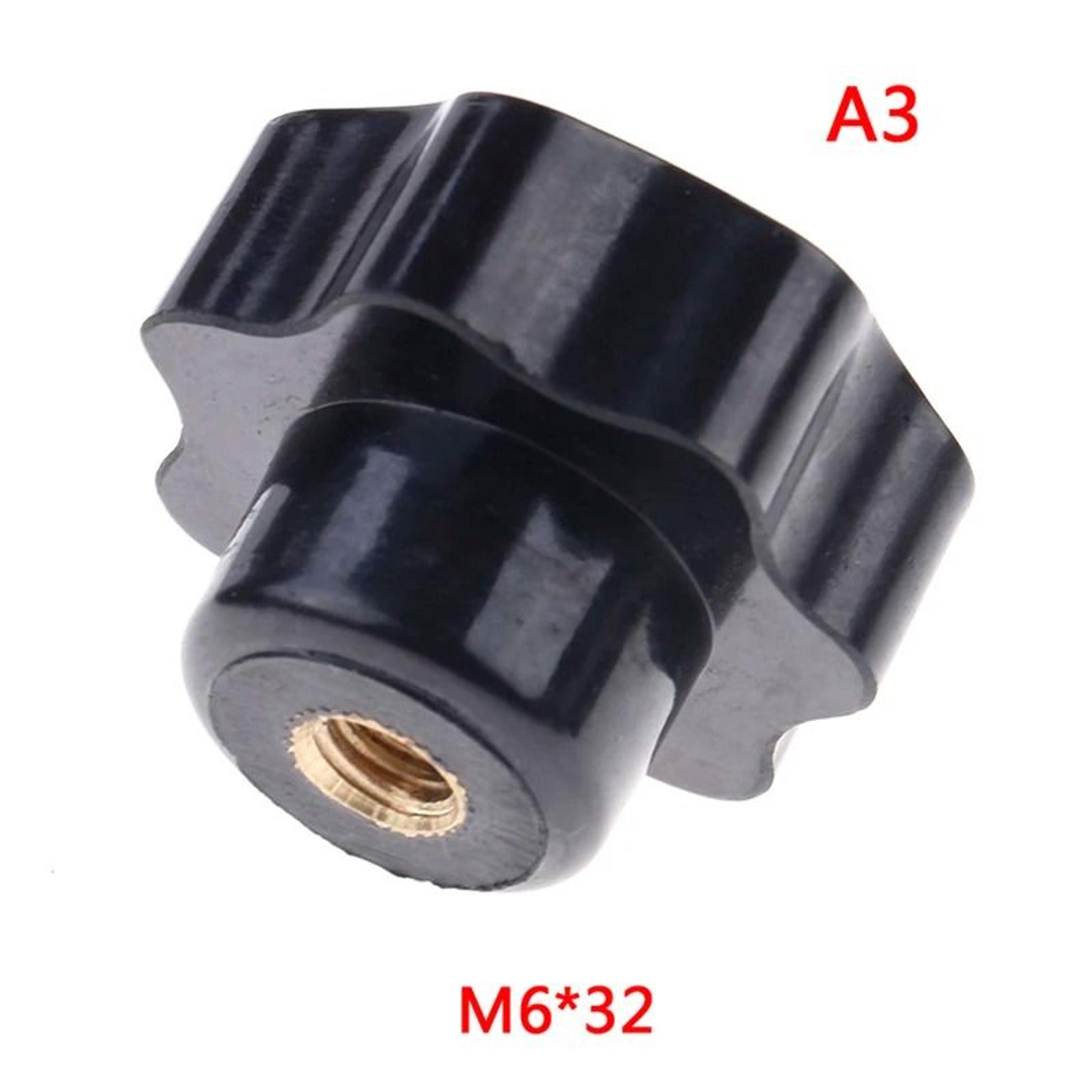Plum Blossom HandTighten Star Clamping Knob Nuts M4 M5 M6 M8 Thread 8