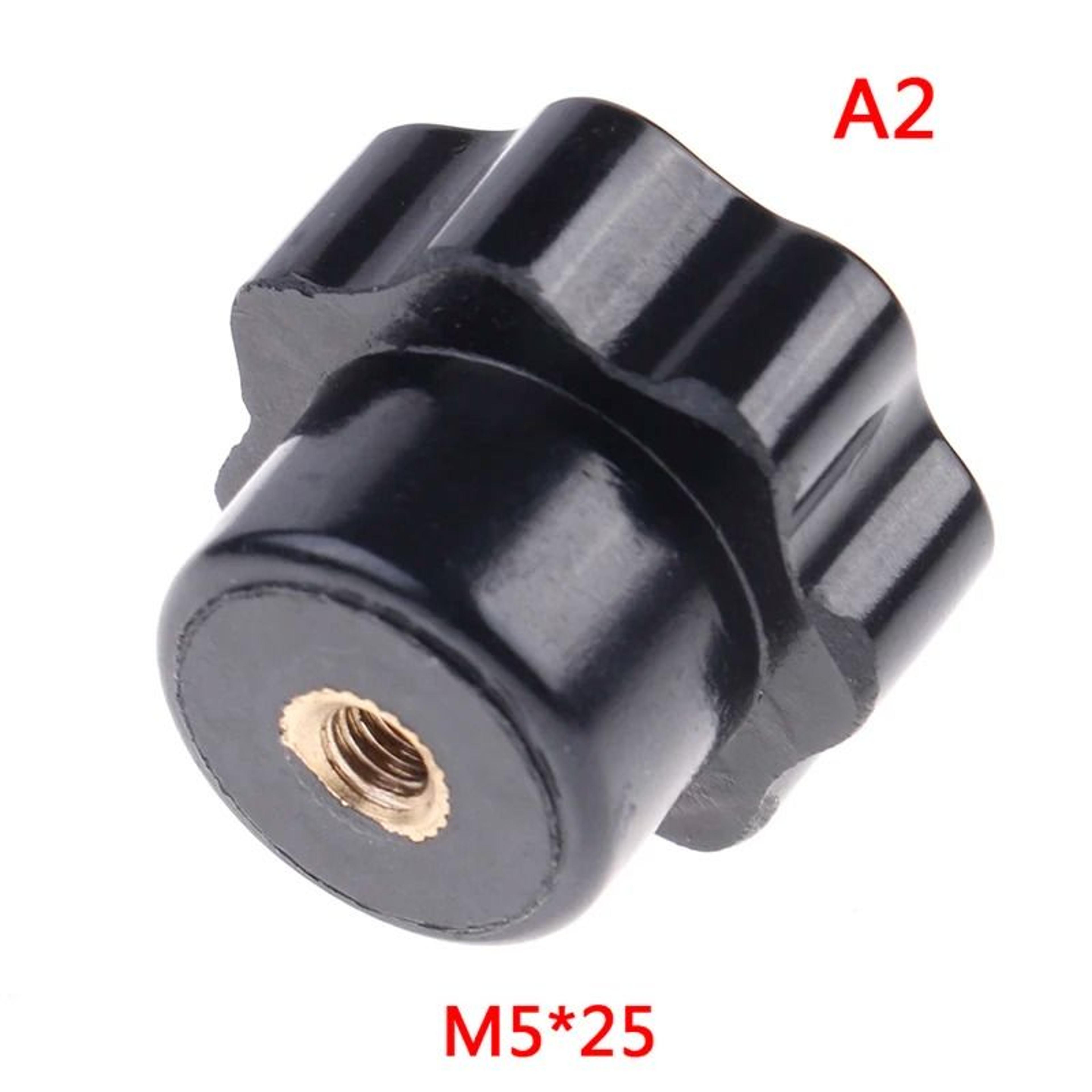 Plum Blossom HandTighten Star Clamping Knob Nuts M4 M5 M6 M8 Thread 6