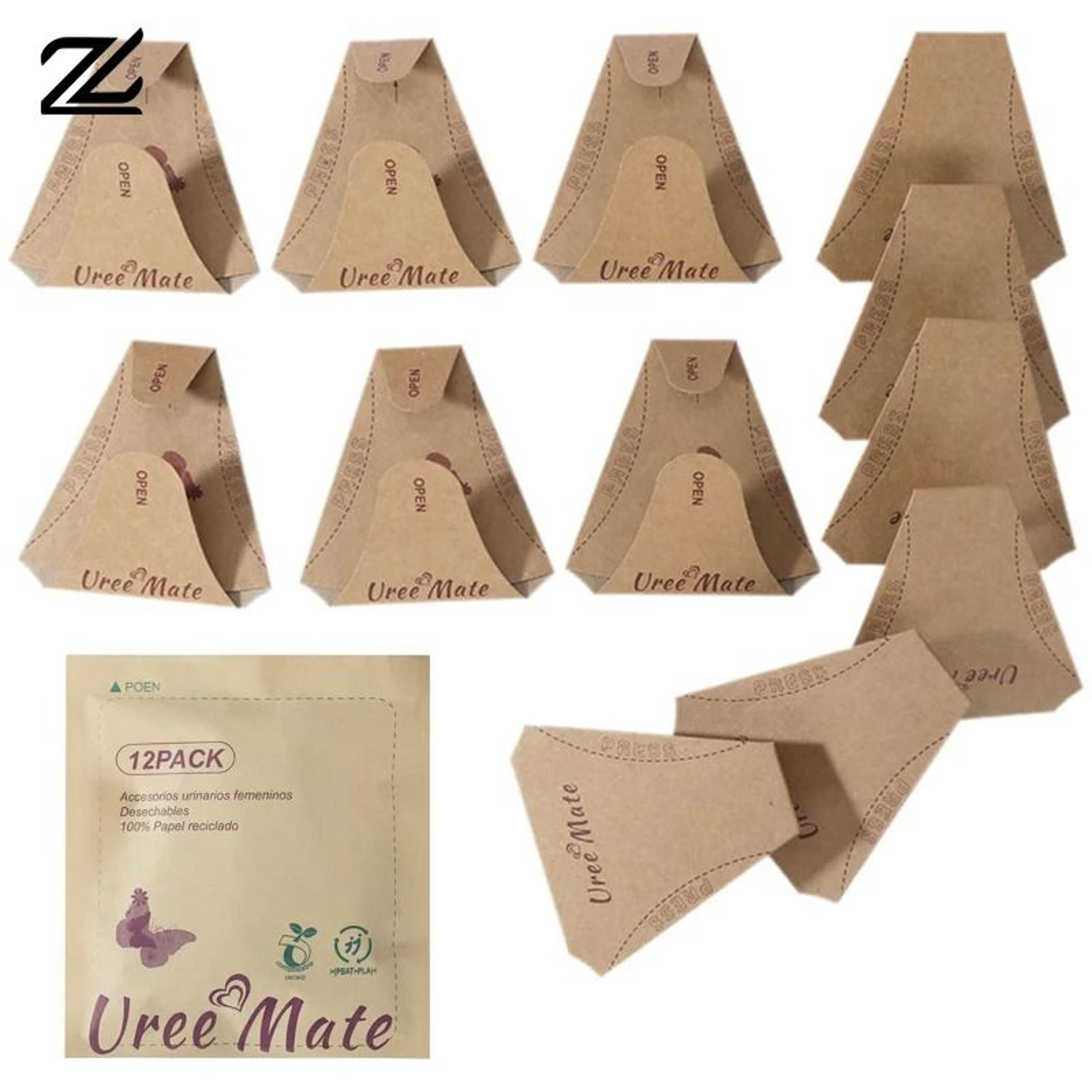 12Pcs Disposable Paper Urinal Funnels For Women Waterproof Standing Urination Device 5