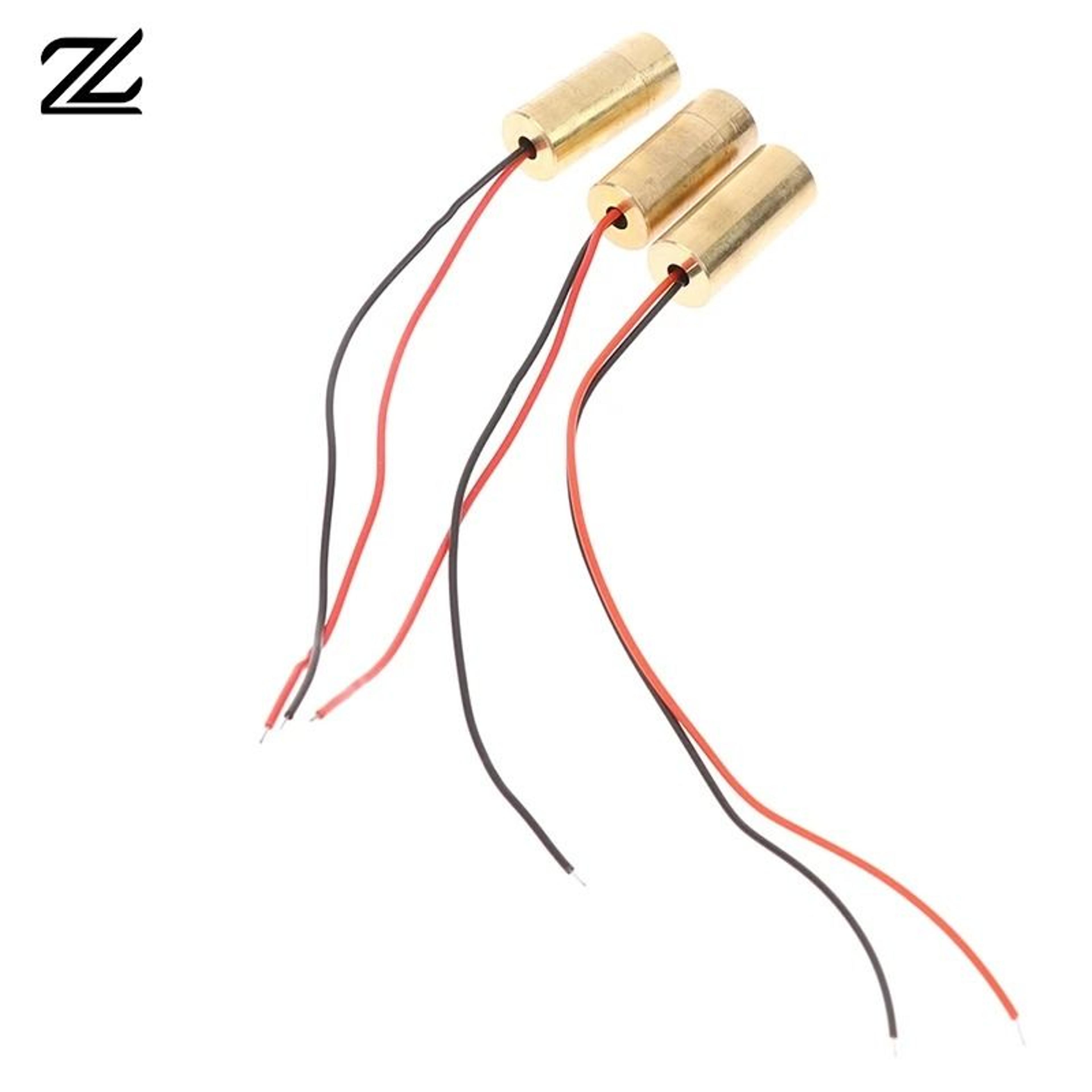 red copper laser diode module 650nm 9mm 3v 50mw (line / point / cross)