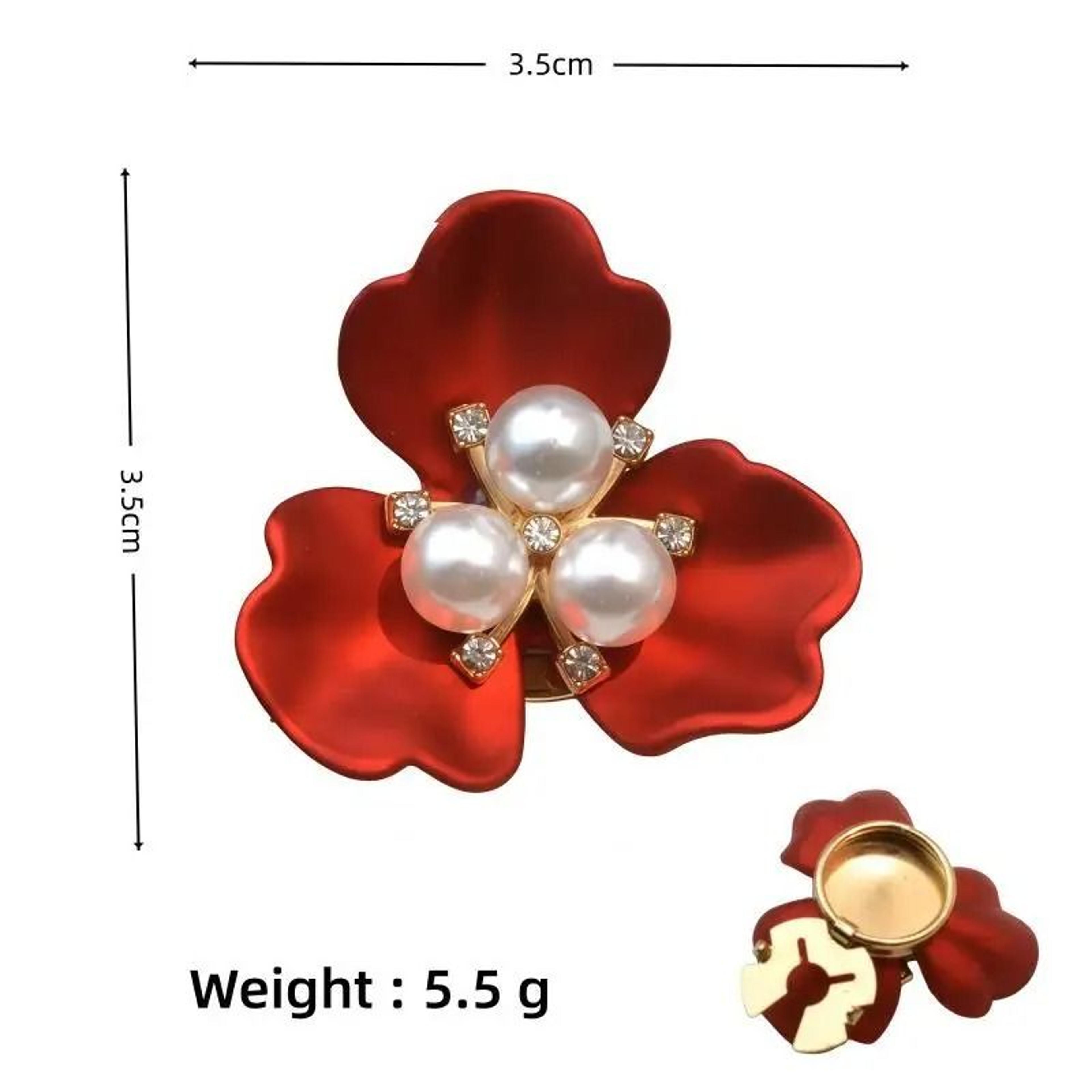 Crystal Pearl Detachable ClipOn Button Covers For Shirts  Coats 10