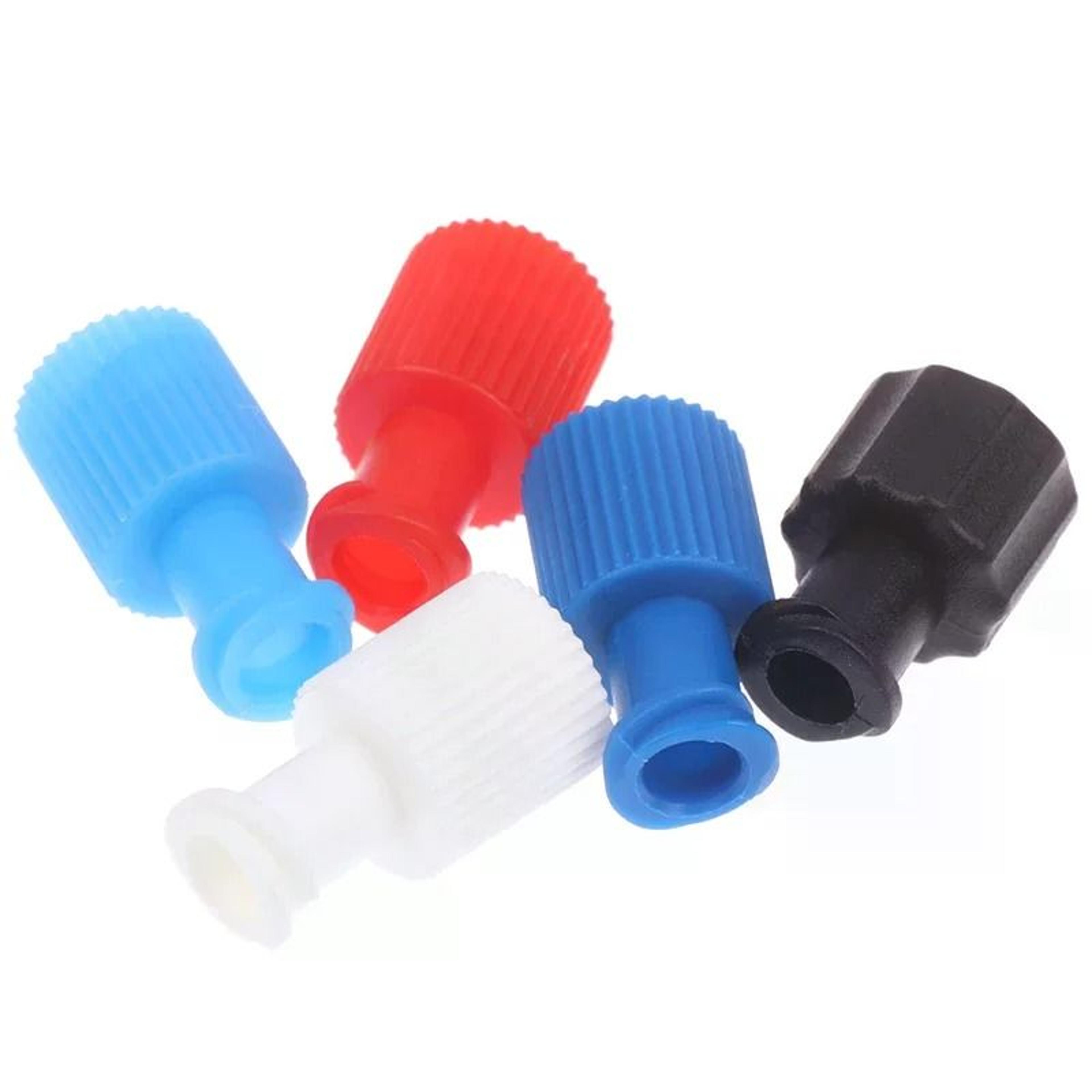 10Pcs Integrated PP Luer Lock Plug Adapters Male  Female Syringe End Caps 2