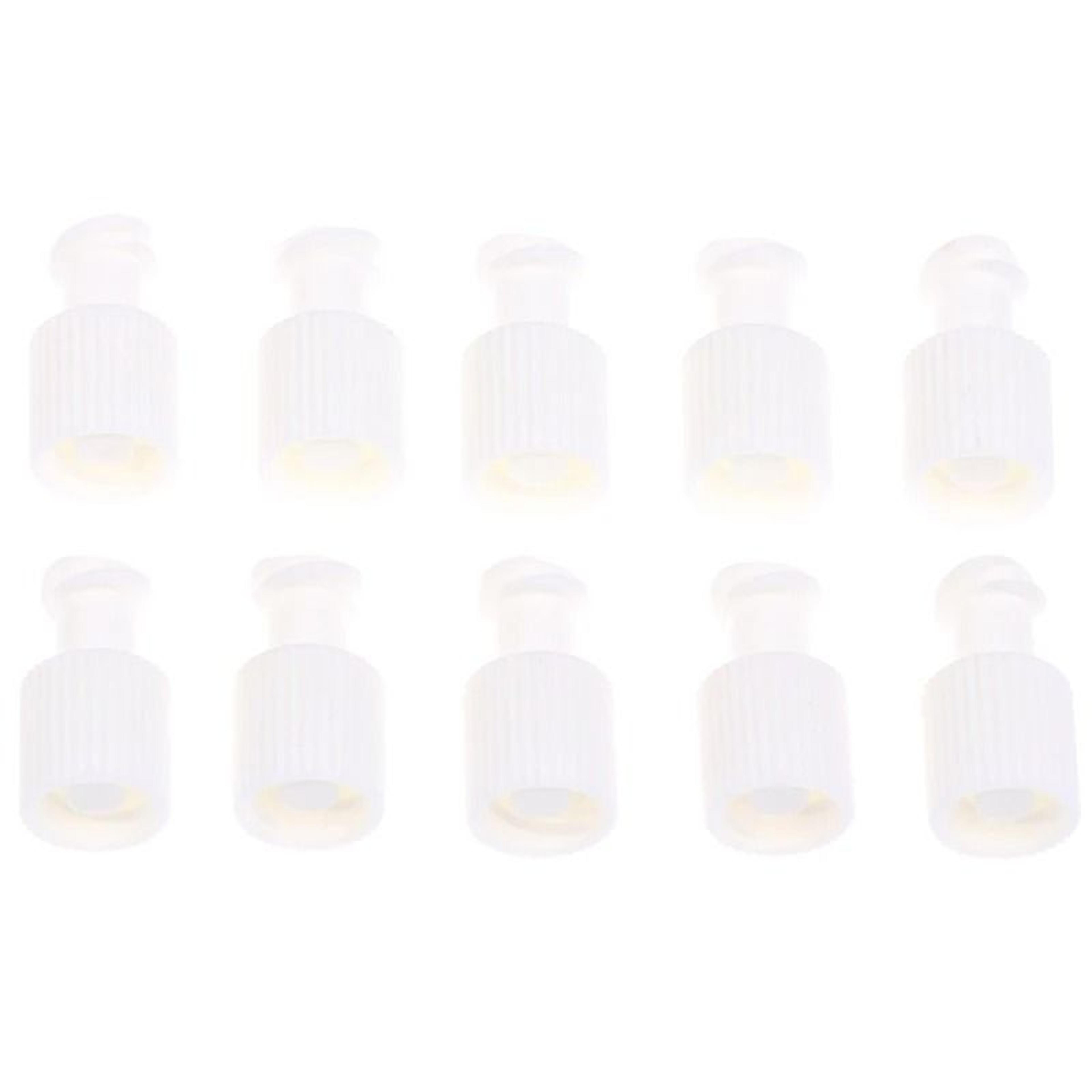 10Pcs Integrated PP Luer Lock Plug Adapters Male  Female Syringe End Caps 8