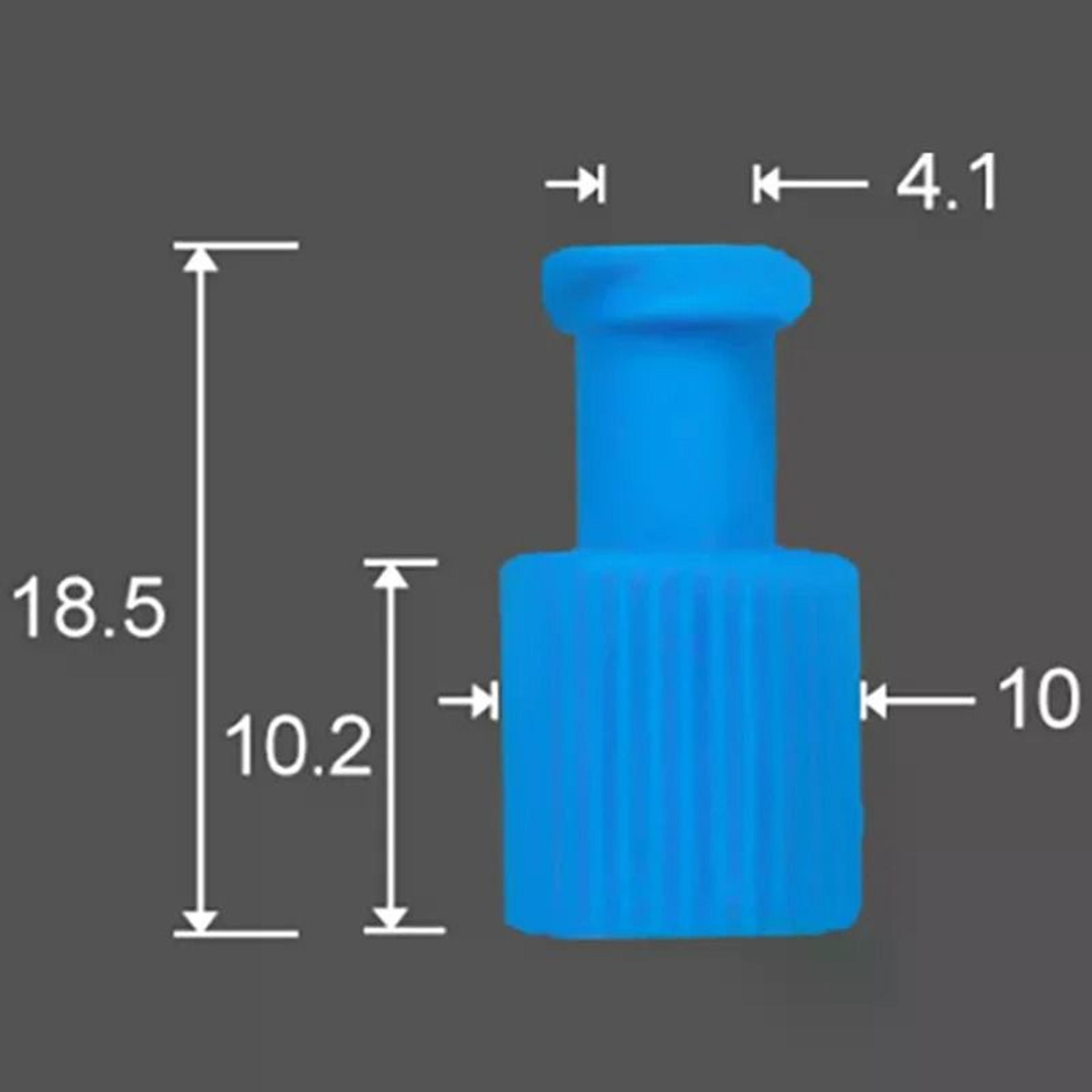 10Pcs Integrated PP Luer Lock Plug Adapters Male  Female Syringe End Caps 4