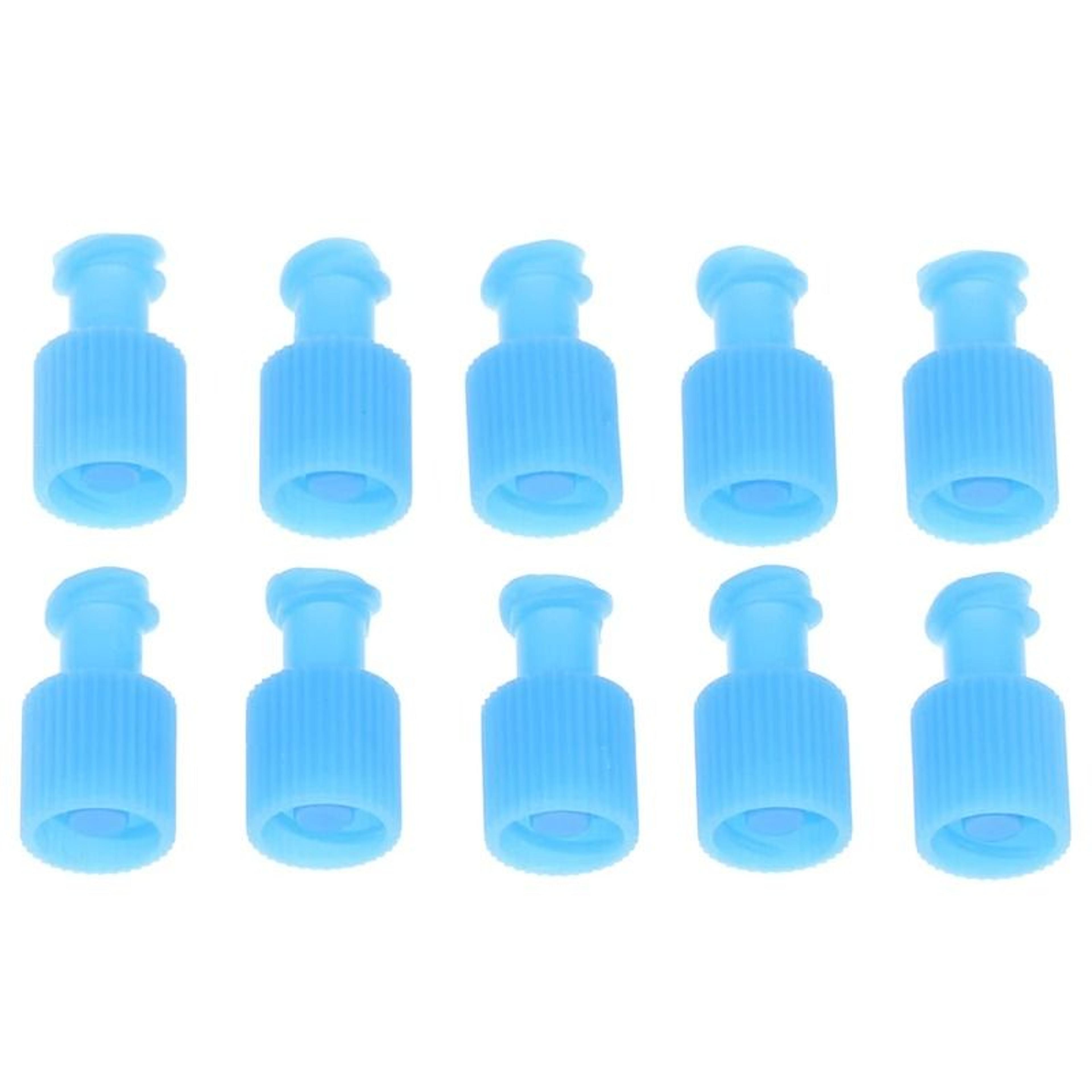 10Pcs Integrated PP Luer Lock Plug Adapters Male  Female Syringe End Caps 7