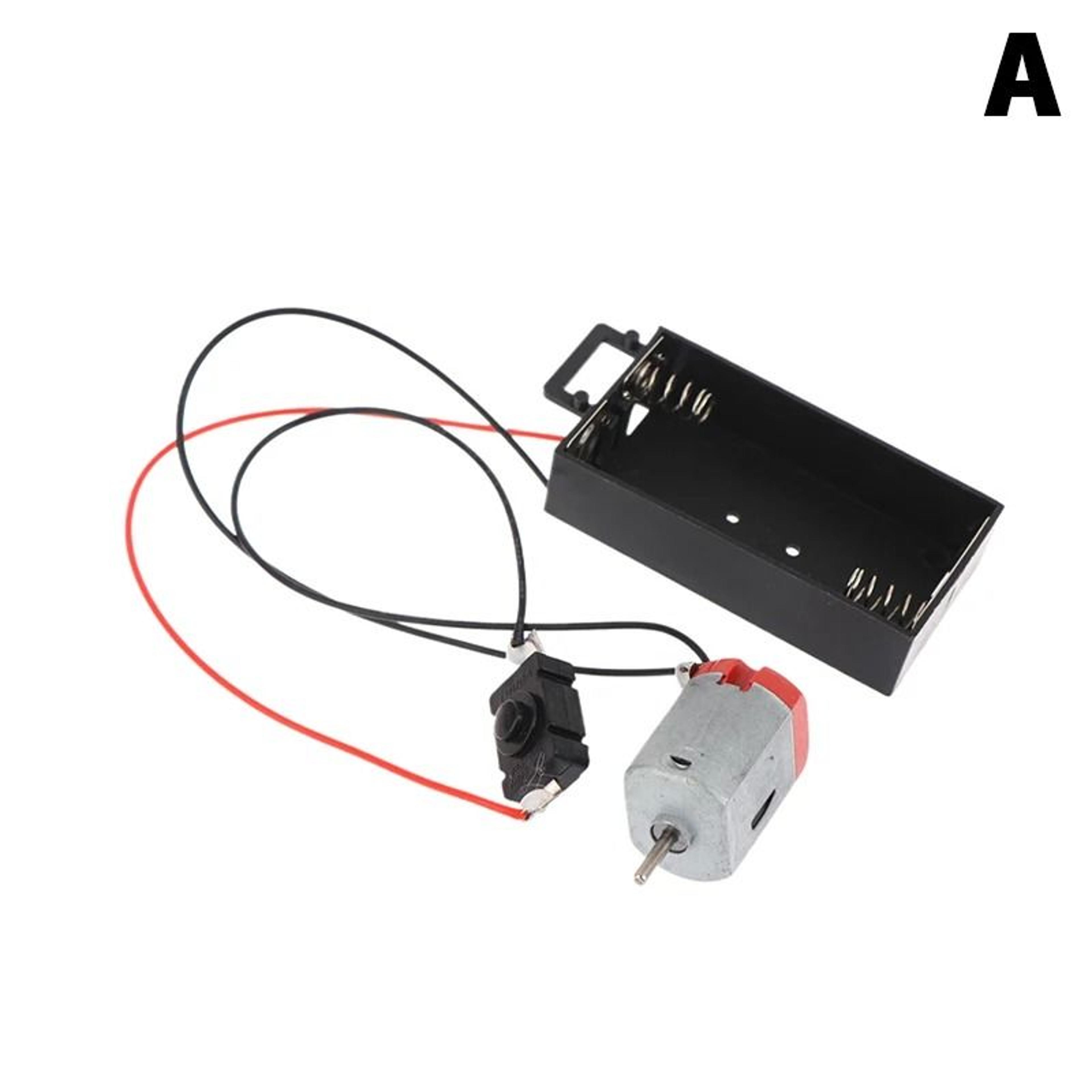 130 Mini Electric Motor Kit With Dual Battery Holder  Switch 16500 RPM 6