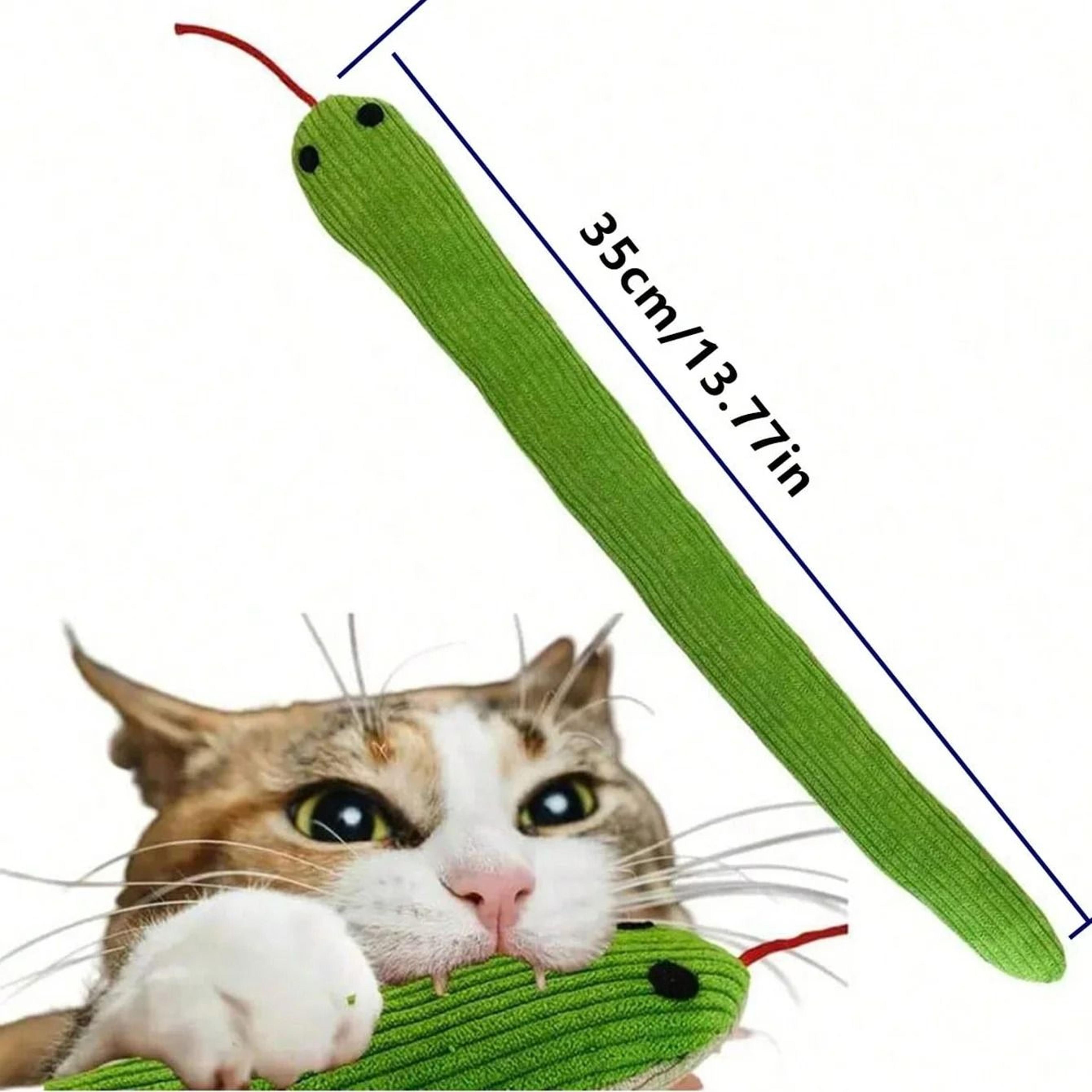 Interactive Snake Dog  Cat Toy With Crinkle Paper  Squeaker 4