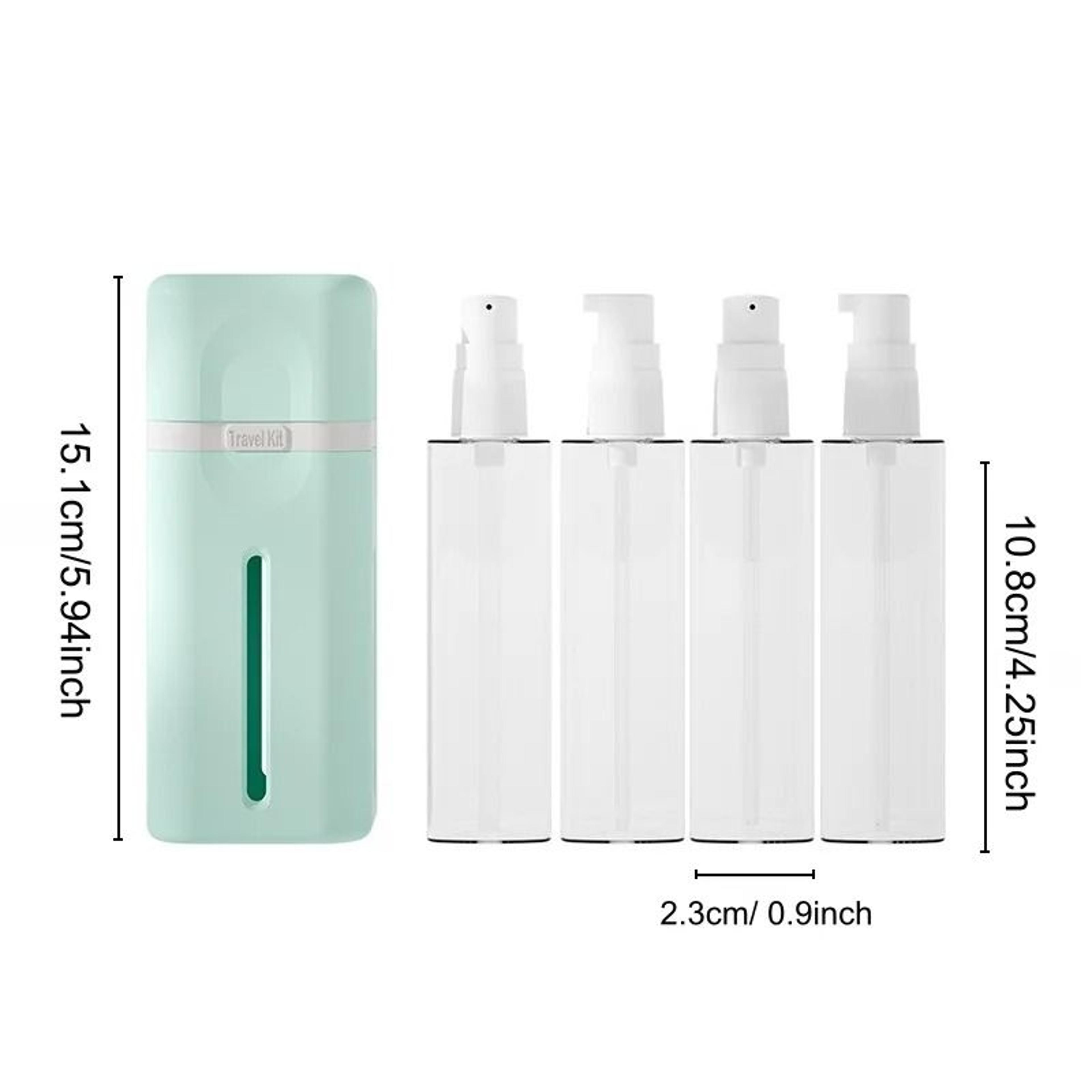 4in1 Portable Travel Dispenser Bottle Set LeakProof  Refillable 5