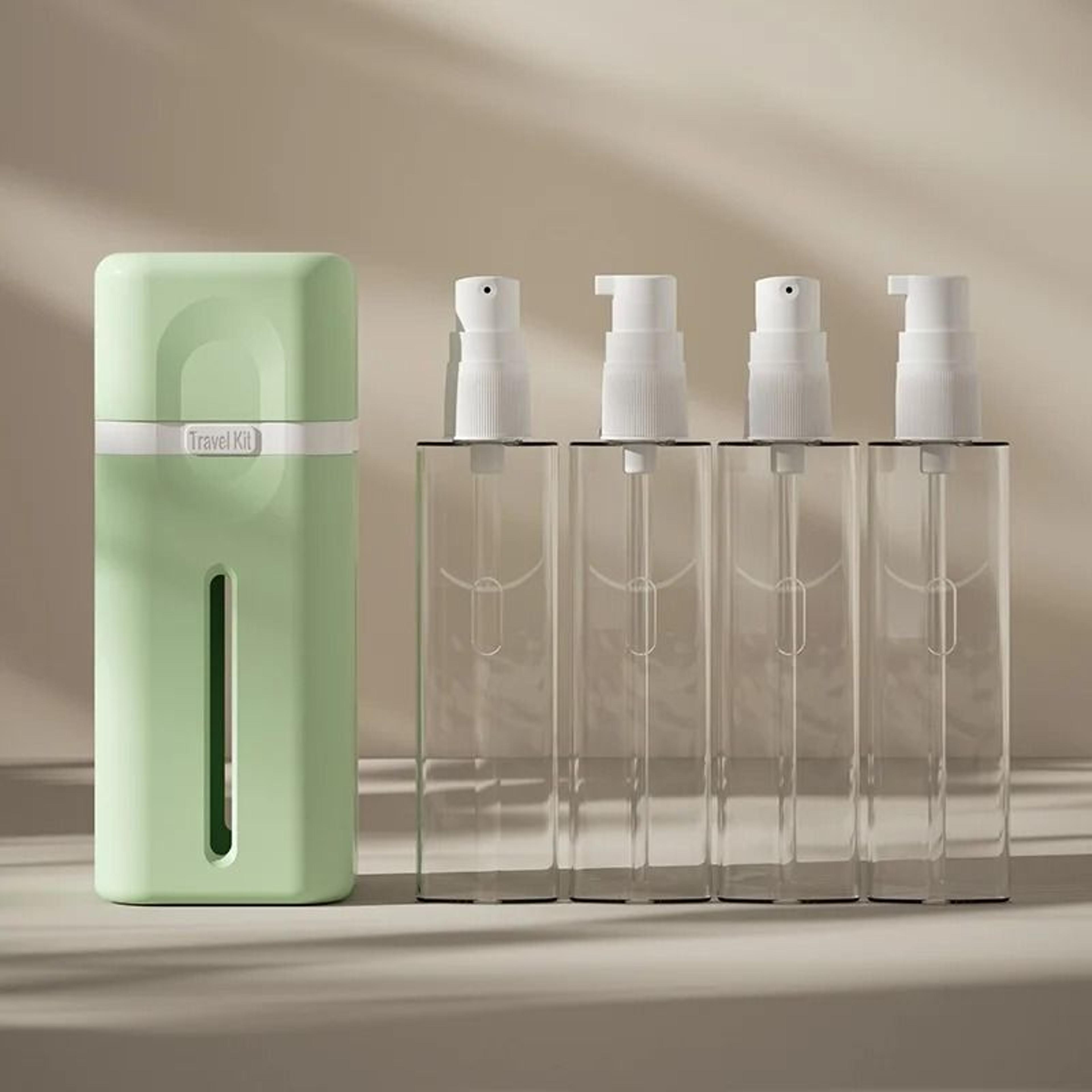 4in1 Portable Travel Dispenser Bottle Set LeakProof  Refillable 7