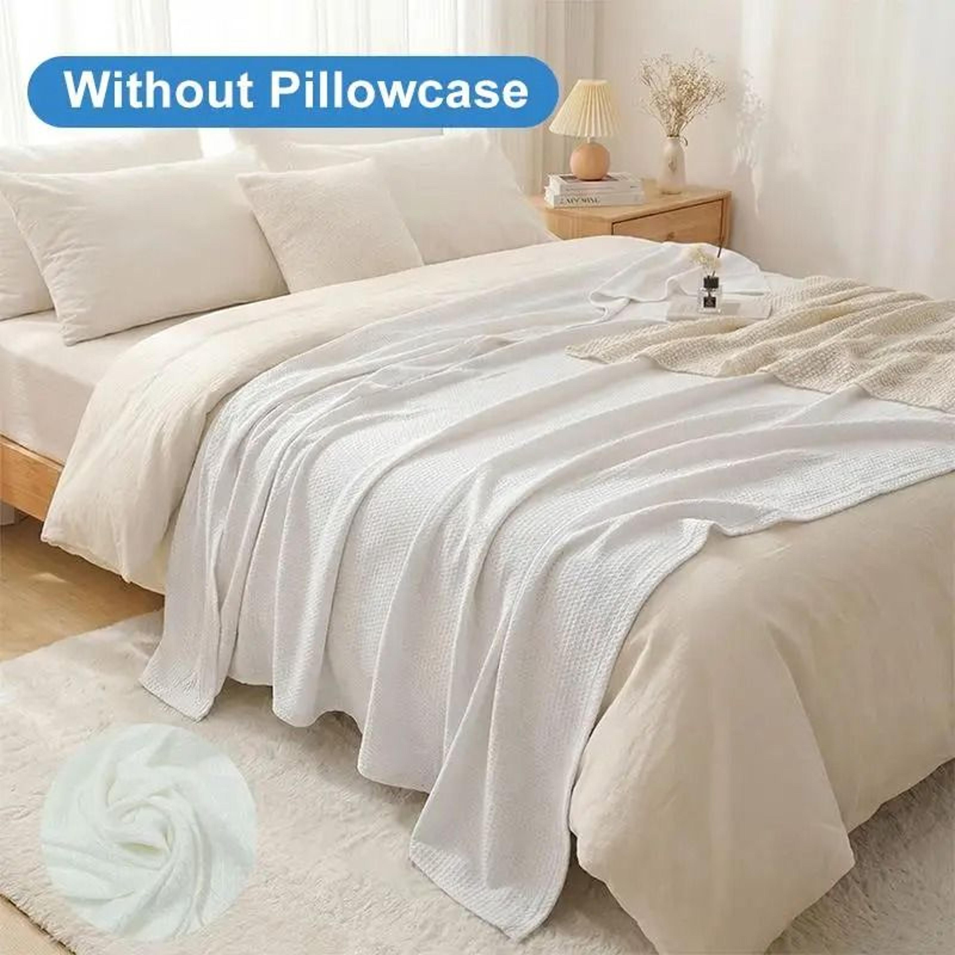 Bamboo Fiber Thin Summer Cooling Blanket  Soft Lightweight Breathable Quilt 9