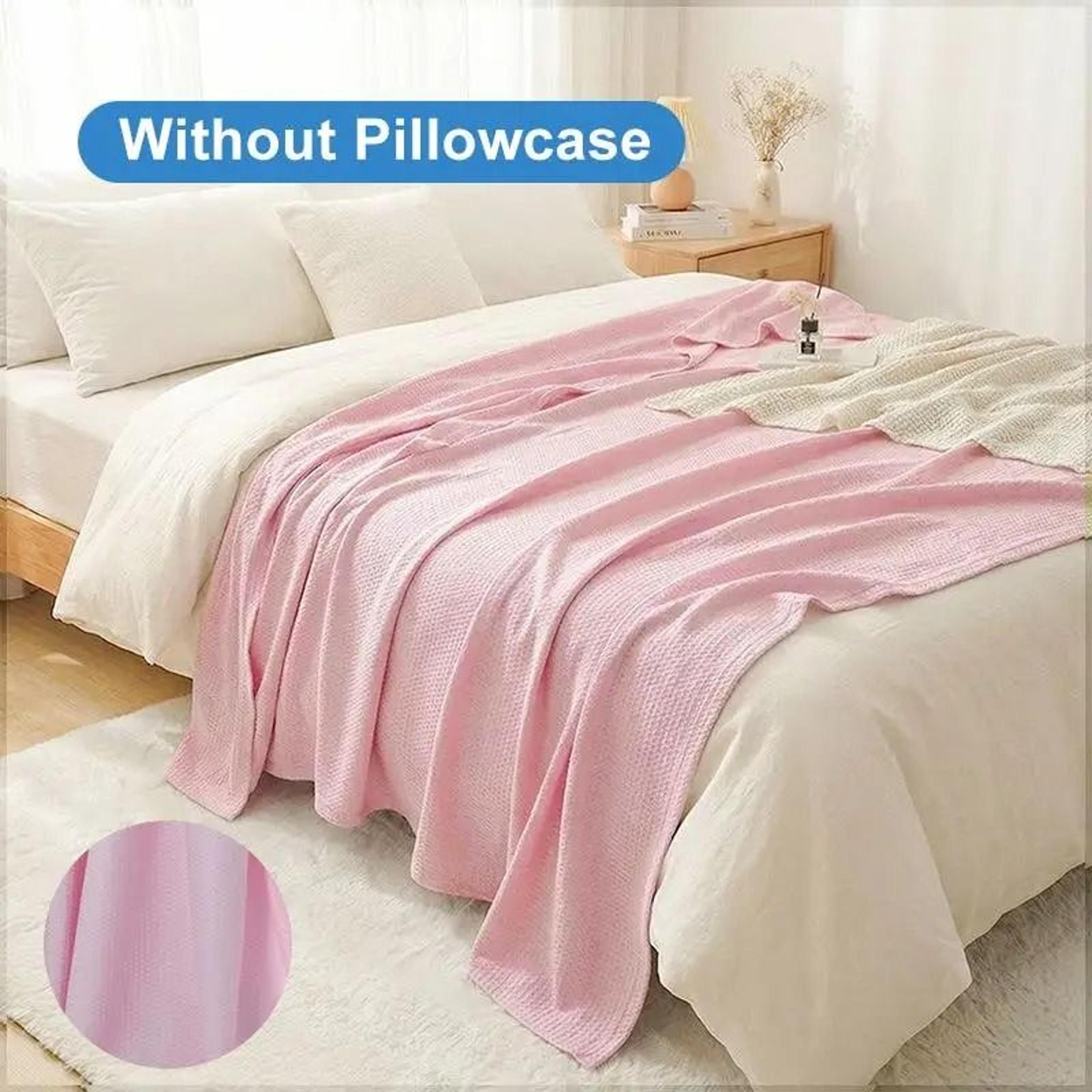 Bamboo Fiber Thin Summer Cooling Blanket  Soft Lightweight Breathable Quilt 6