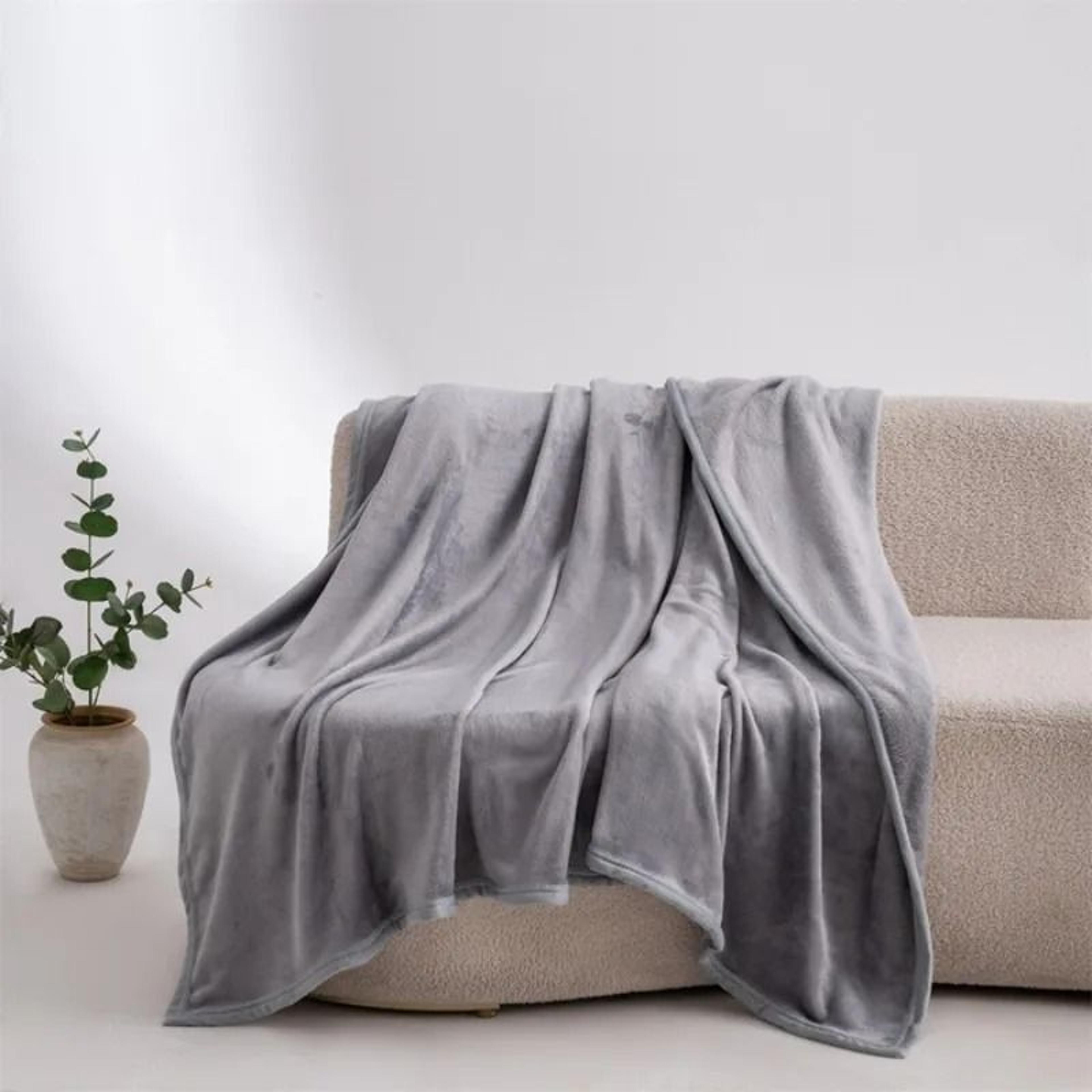 Spring Autumn Soft Flannel Throw Blanket MultiFunctional Cozy Nap Shawl  Bed Cover 5