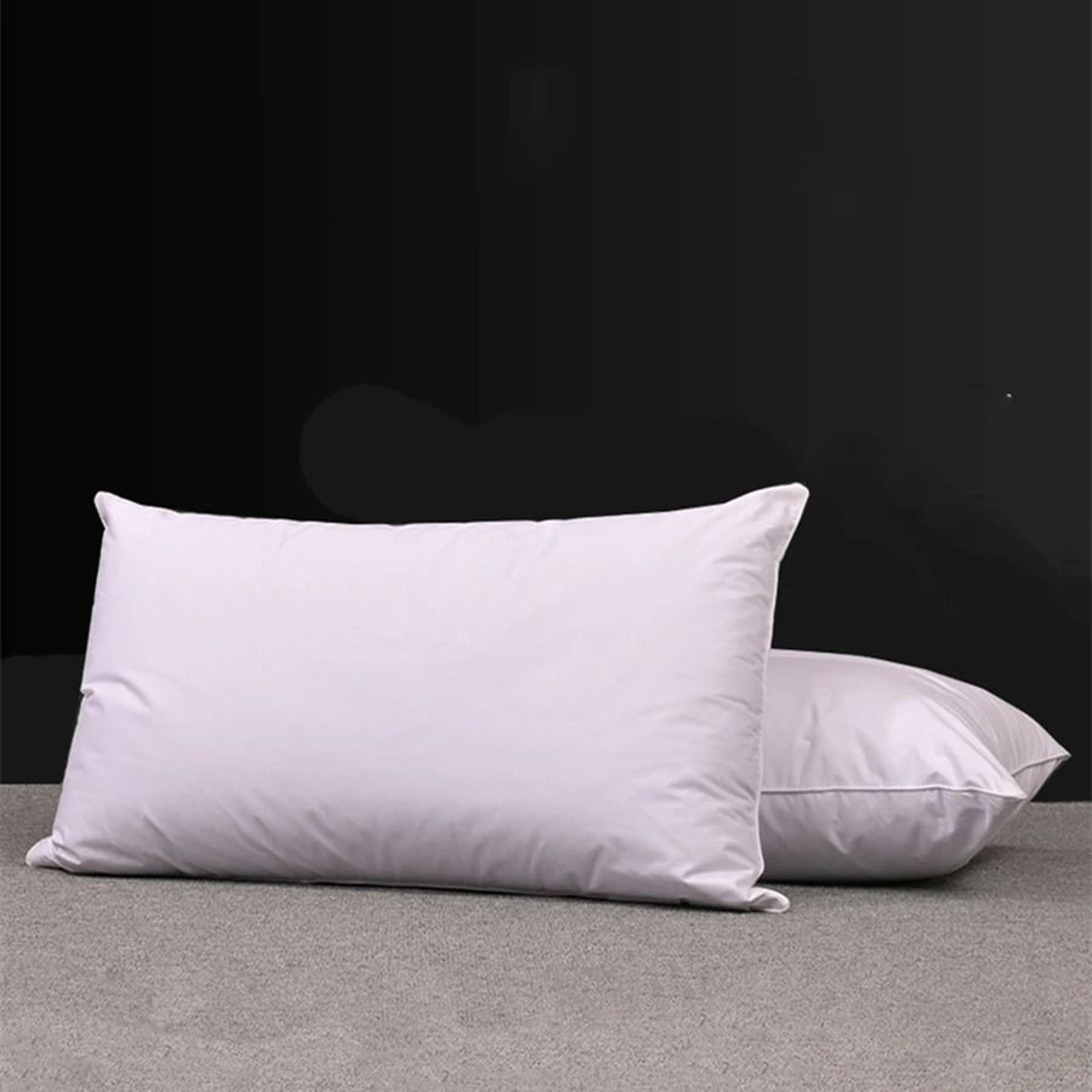 100 White Goose Feather Pillow FiveStar Hotel Grade Orthopedic Neck Pillow 48x74cm 5