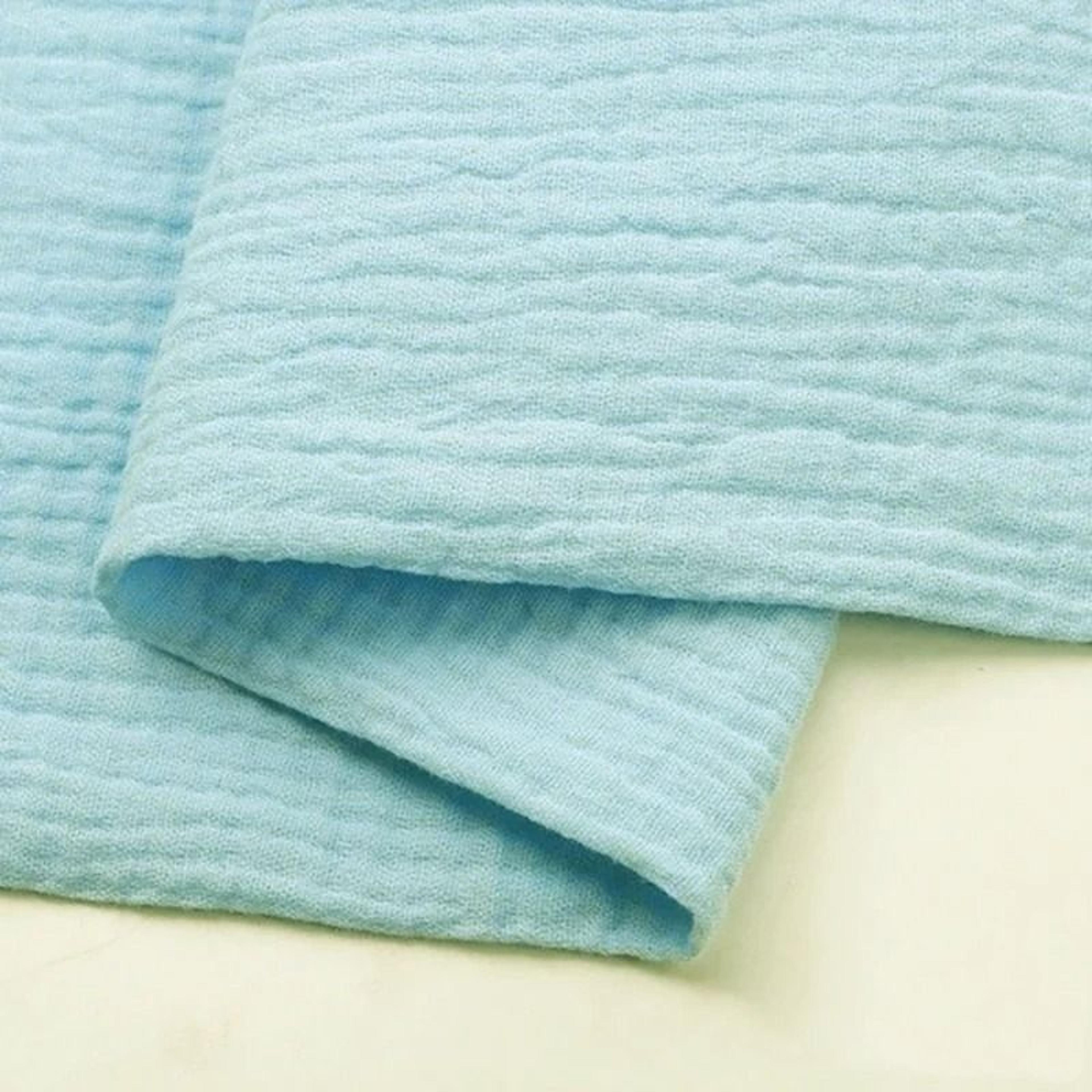 DoubleLayer Gauze Cotton Fabric Soft Cheesecloth Material For Sewing Table Runners  Baby Blankets 7