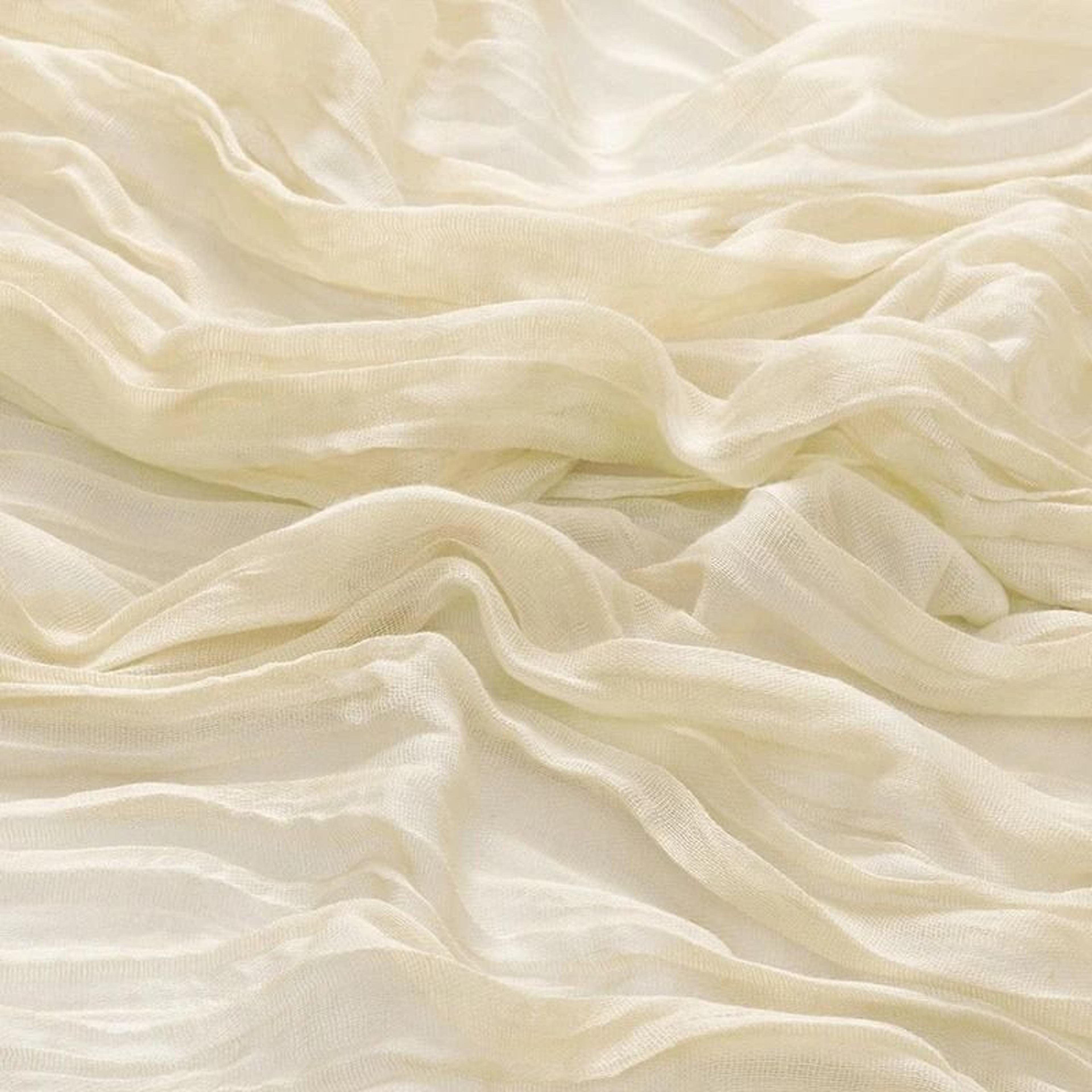 Beige Cheesecloth Gauze Napkins  Set Of 6 Washable 197x197 Inch Dinner Table Napkins For Weddings   5