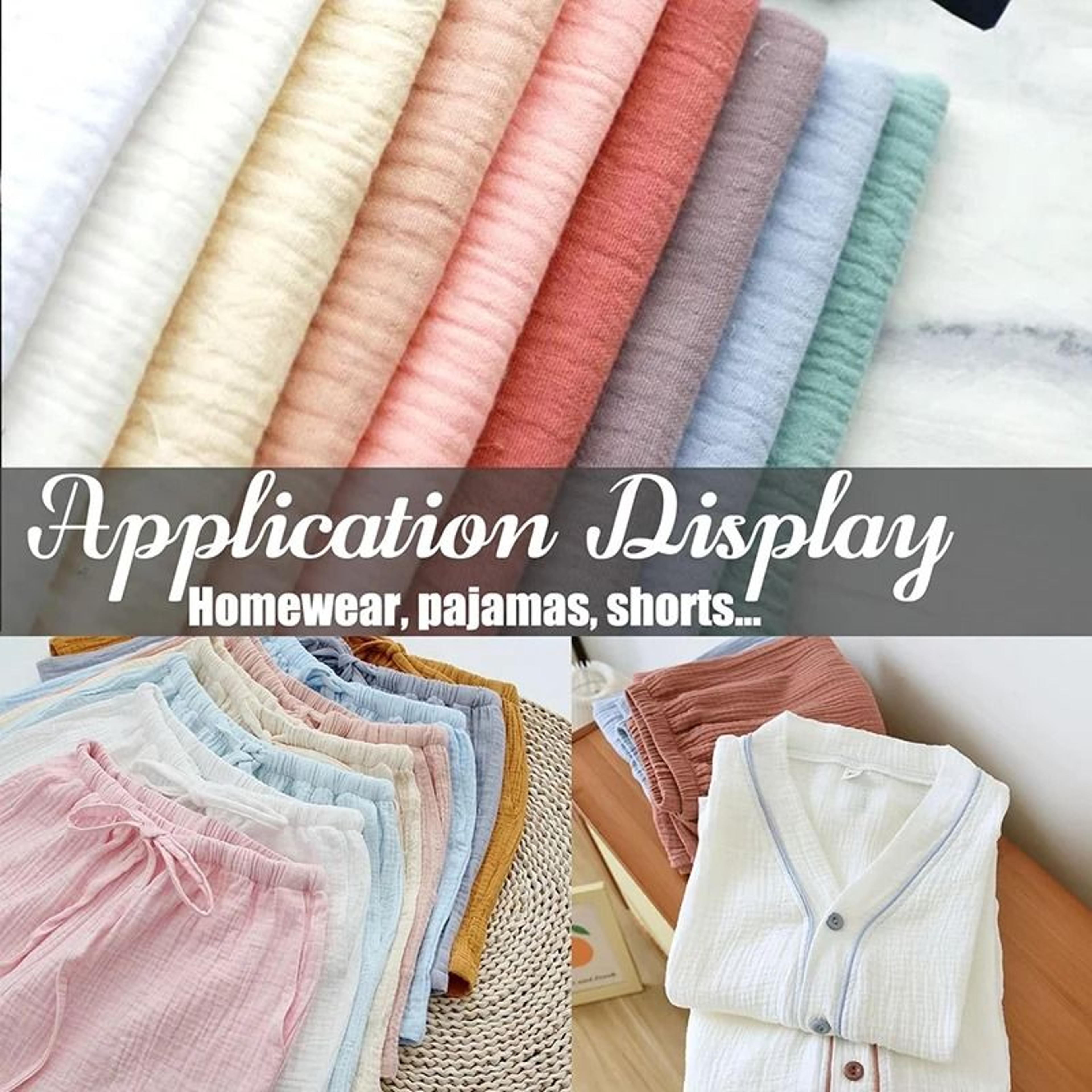 Double Gauze Cotton Muslin Fabric By The Meter Soft DIY Craft  Sewing Material For Dresses  Runners 2