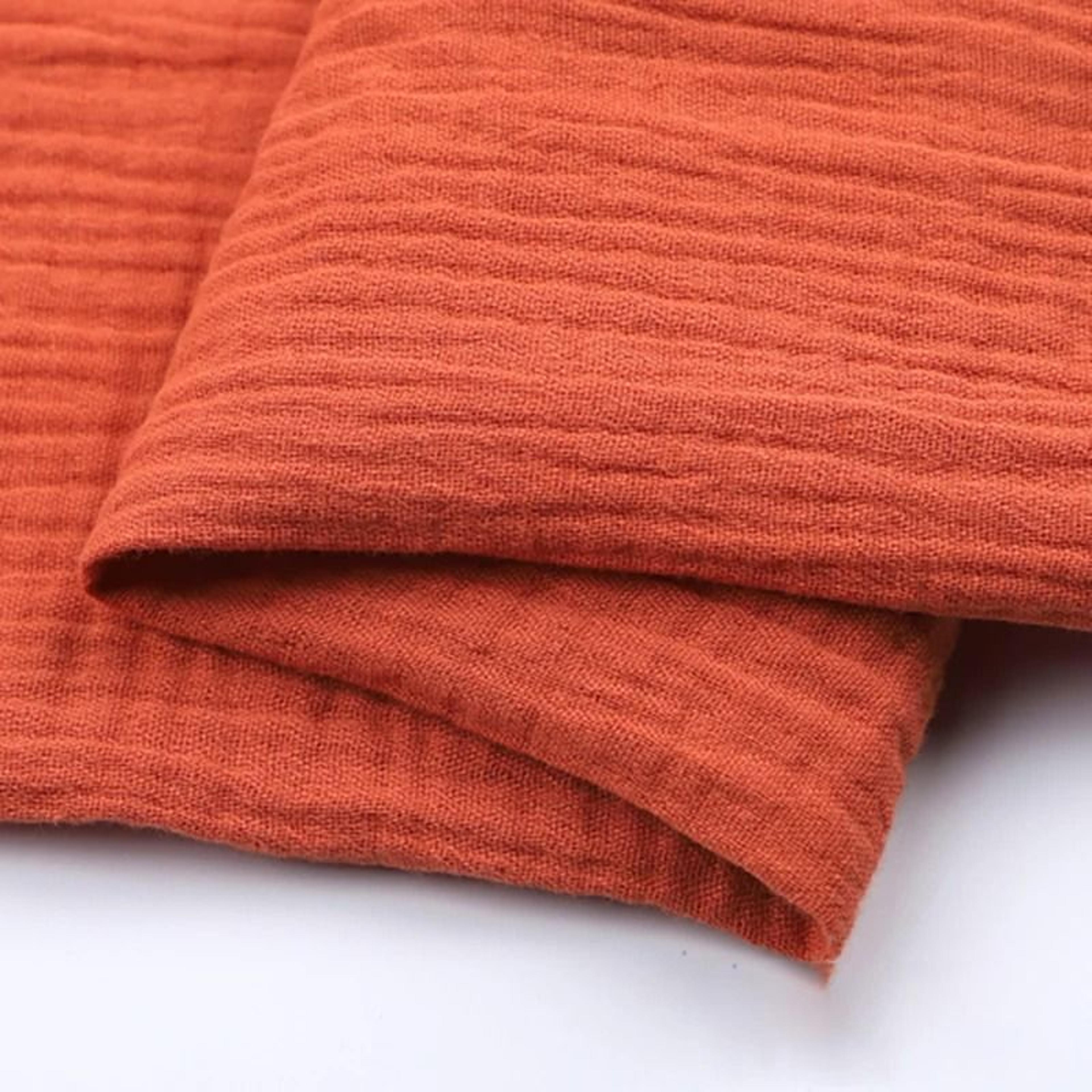 Double Gauze Cotton Muslin Fabric By The Meter Soft DIY Craft  Sewing Material For Dresses  Runners 16