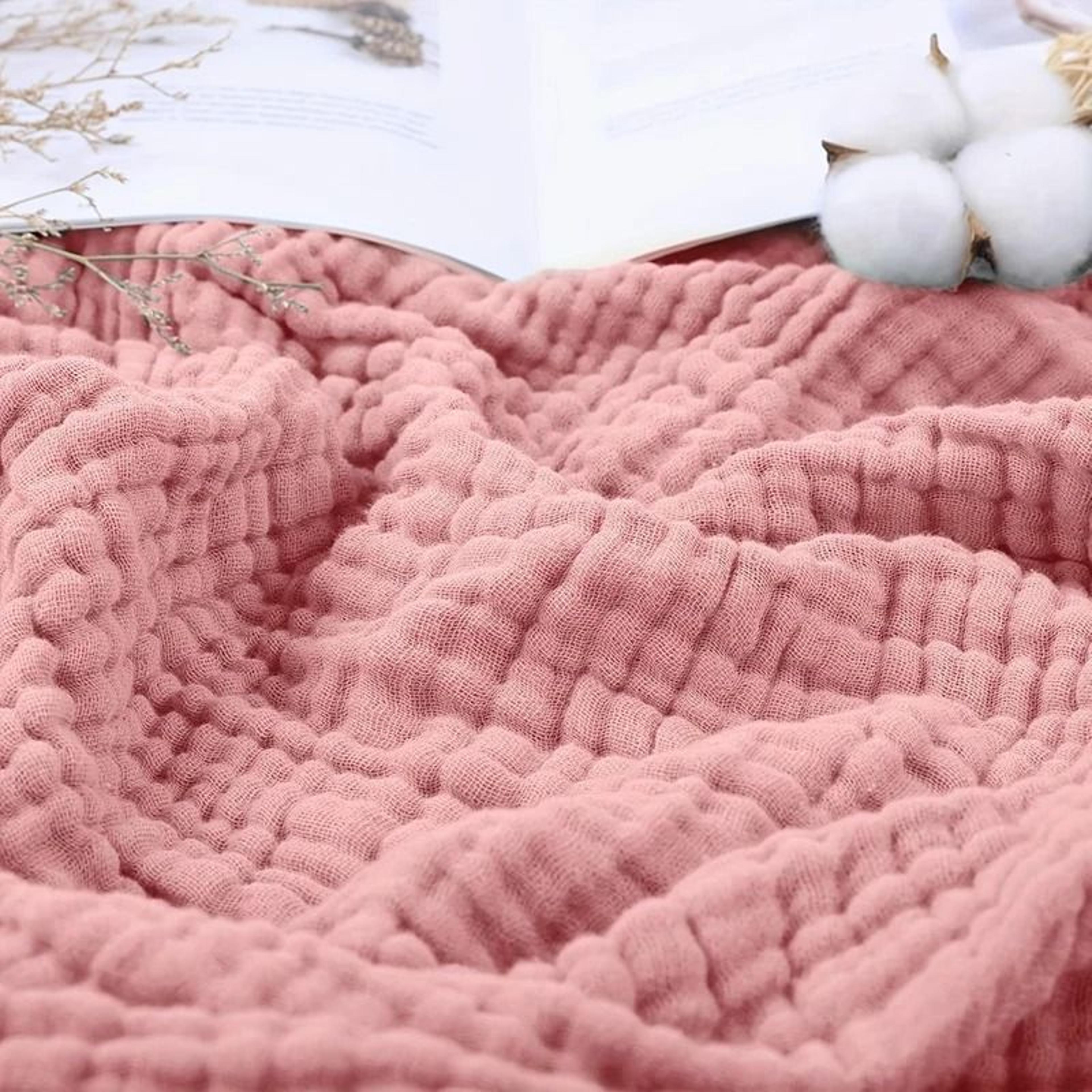 Double Gauze Cotton Muslin Fabric By The Meter Soft DIY Craft  Sewing Material For Dresses  Runners 17