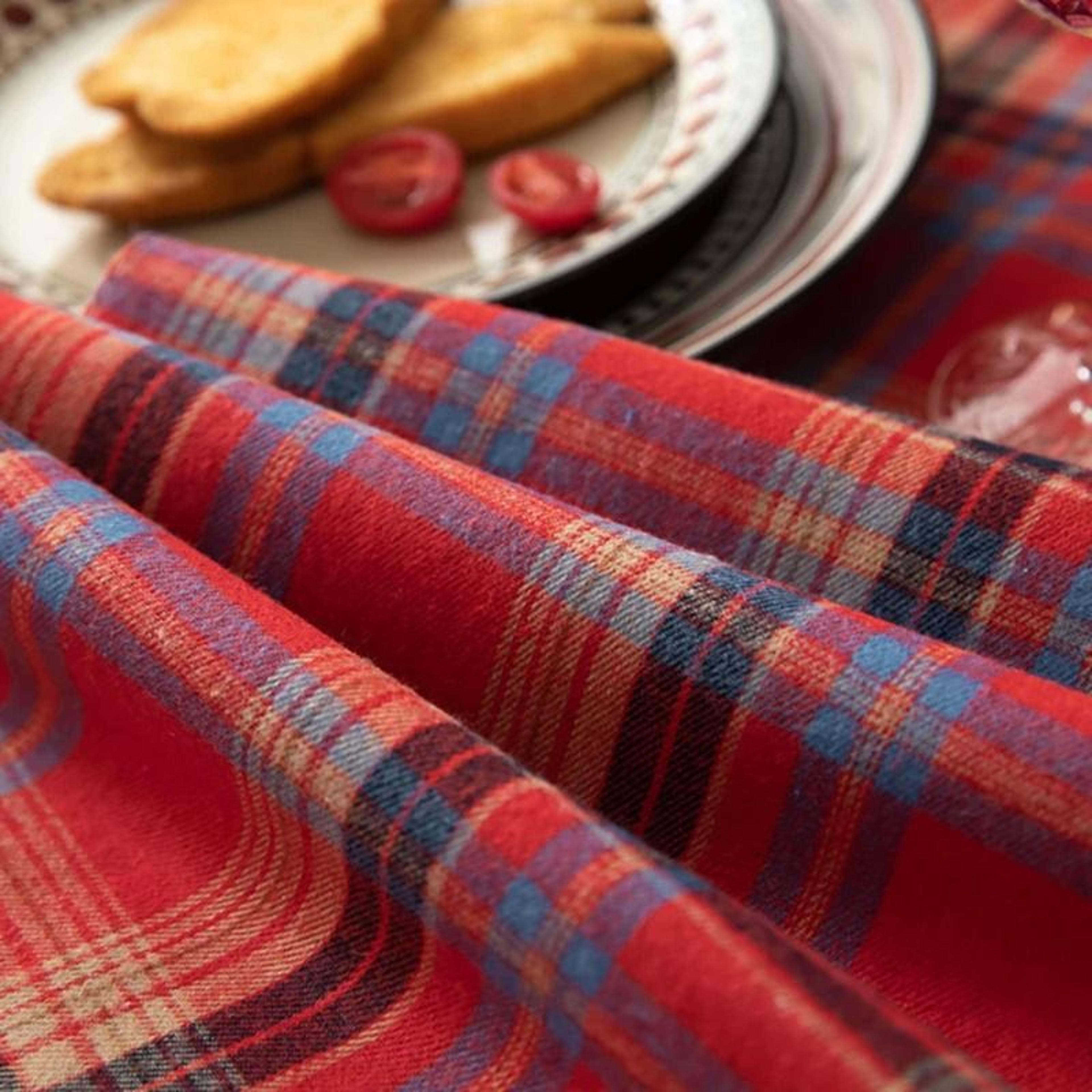 Retro Christmas Buffalo Plaid 100 Cotton Fabric By The Meter DIY Sewing  Quilting Material 10