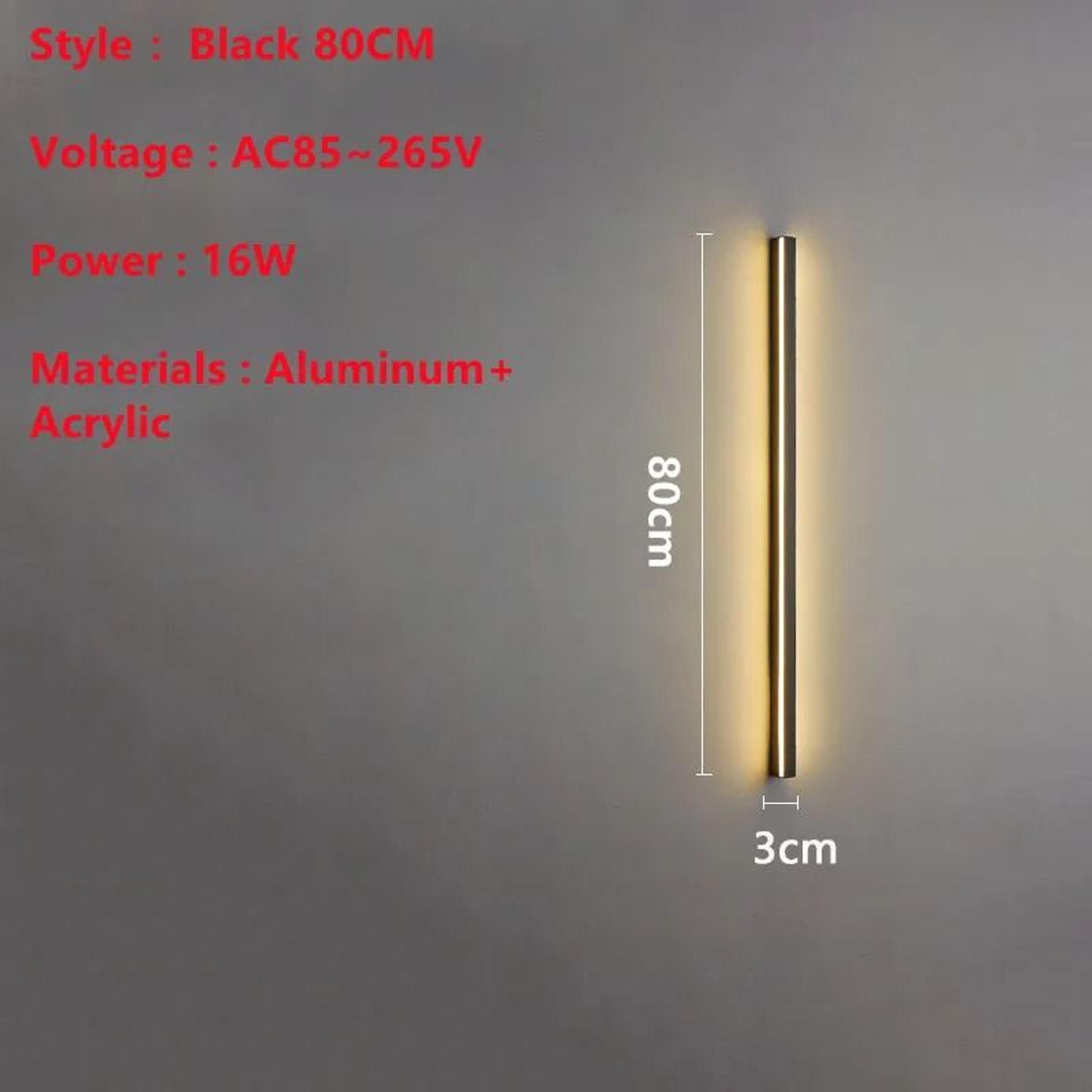 Superlong Minimalist LED Line Wall Light 200CM Modern Indoor Sconce For TV Background Living Room   7