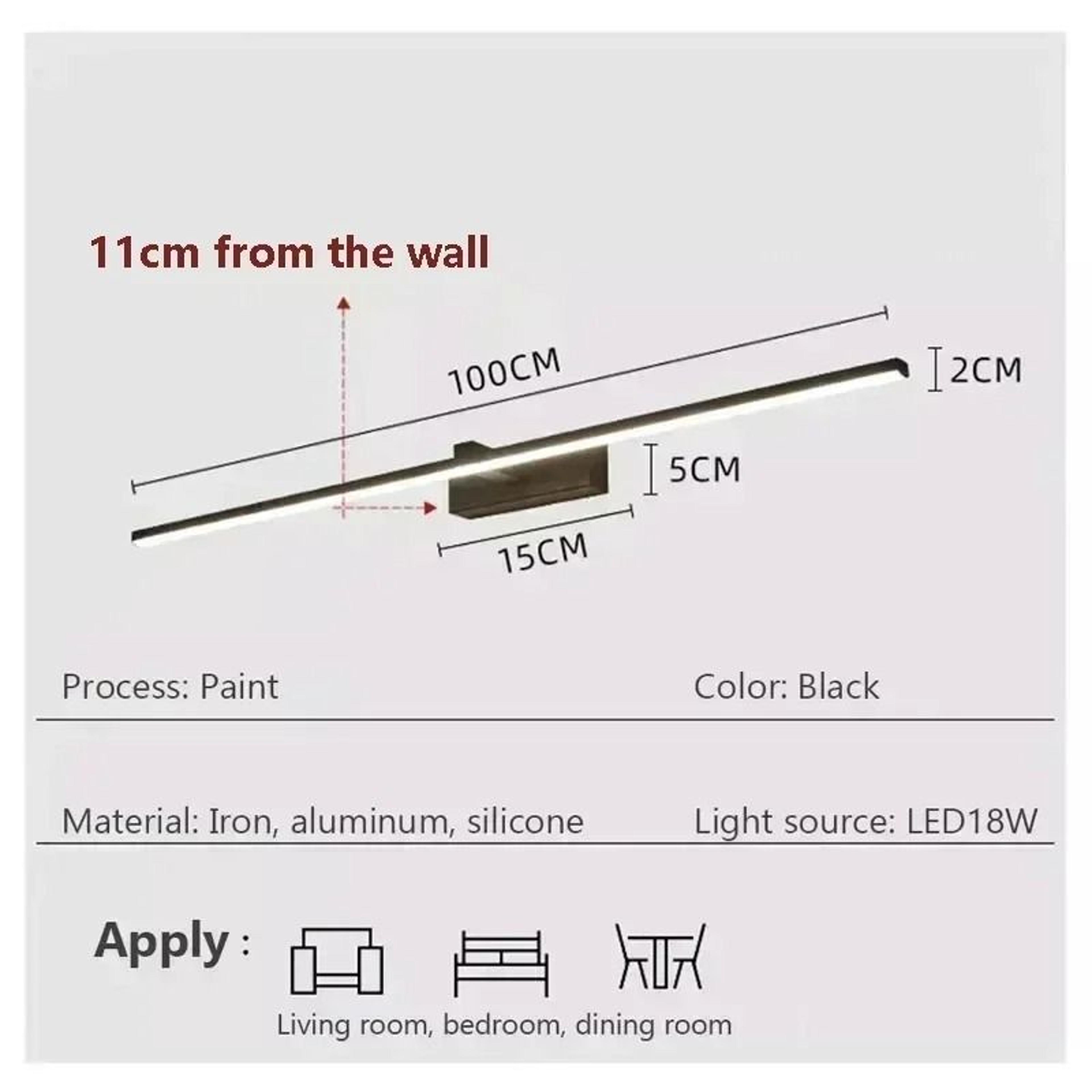Modern LED Mirror Front Lamp Long Strip Wall Light For Bathroom Vanity  Washroom 5