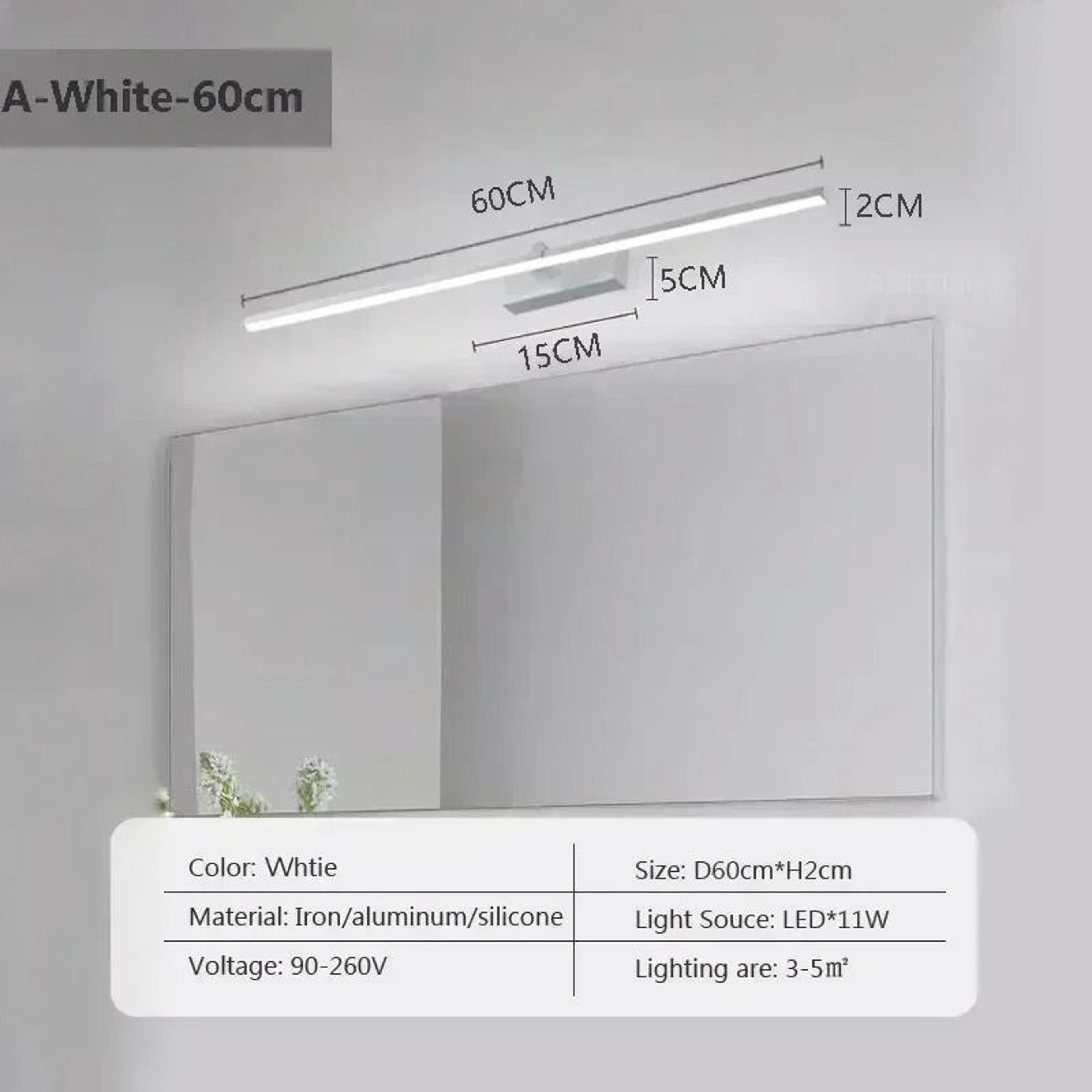 Modern LED Mirror Front Lamp Long Strip Wall Light For Bathroom Vanity  Washroom 6