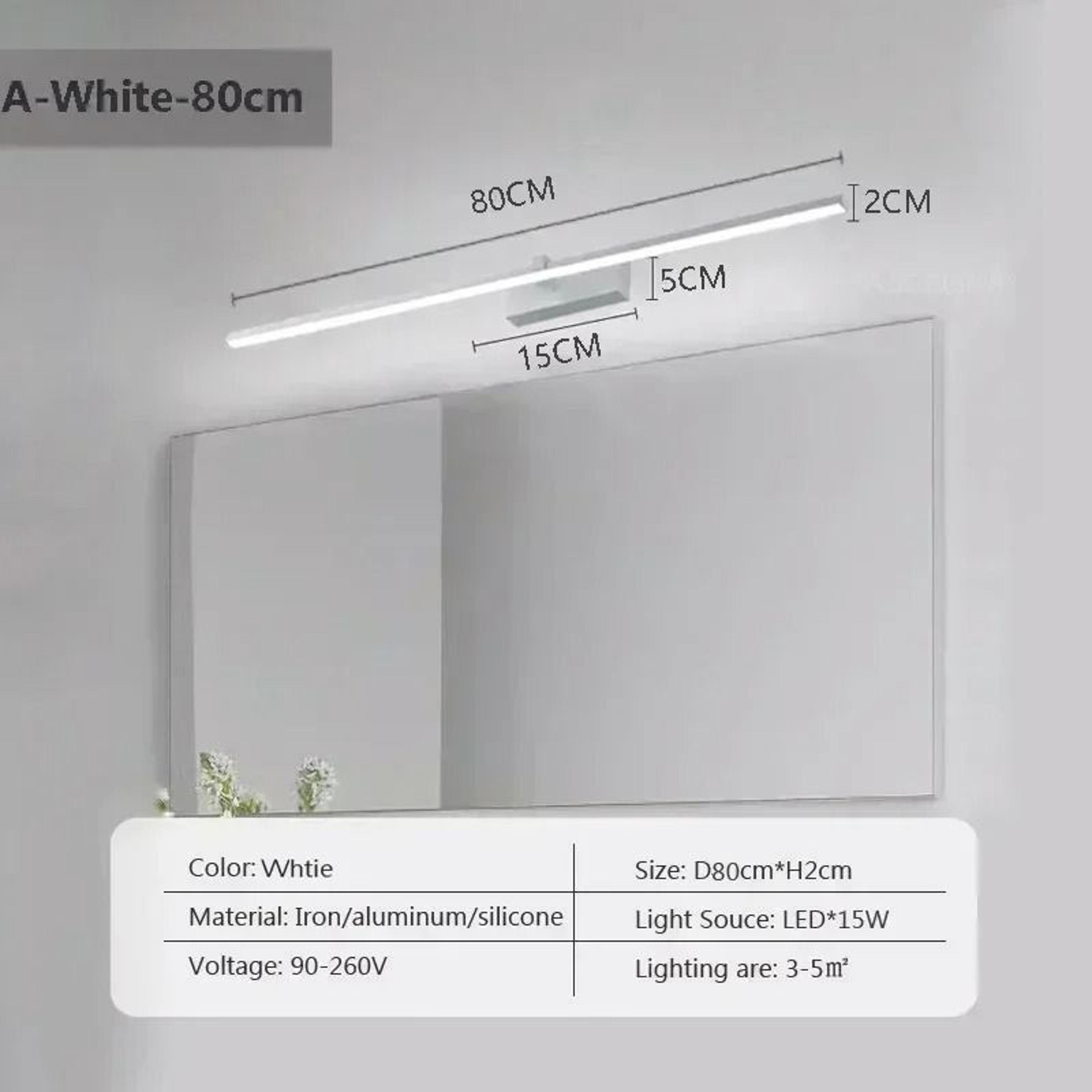 Modern LED Mirror Front Lamp Long Strip Wall Light For Bathroom Vanity  Washroom 10