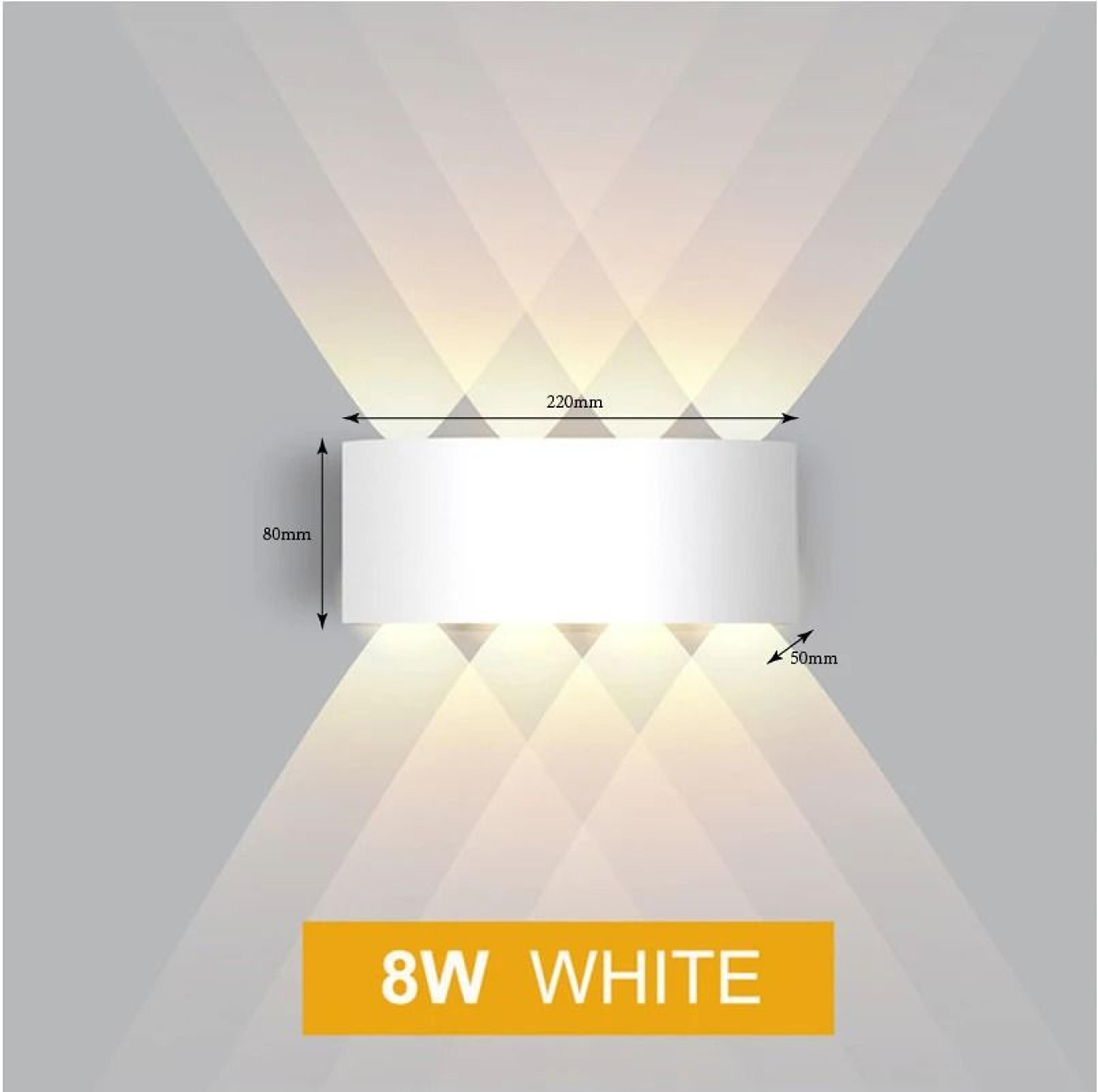 Nordic LED Aluminum Up Down Wall Lamp IP65 Waterproof Outdoor  Indoor Modern Sconce For Stairs Bedr 2
