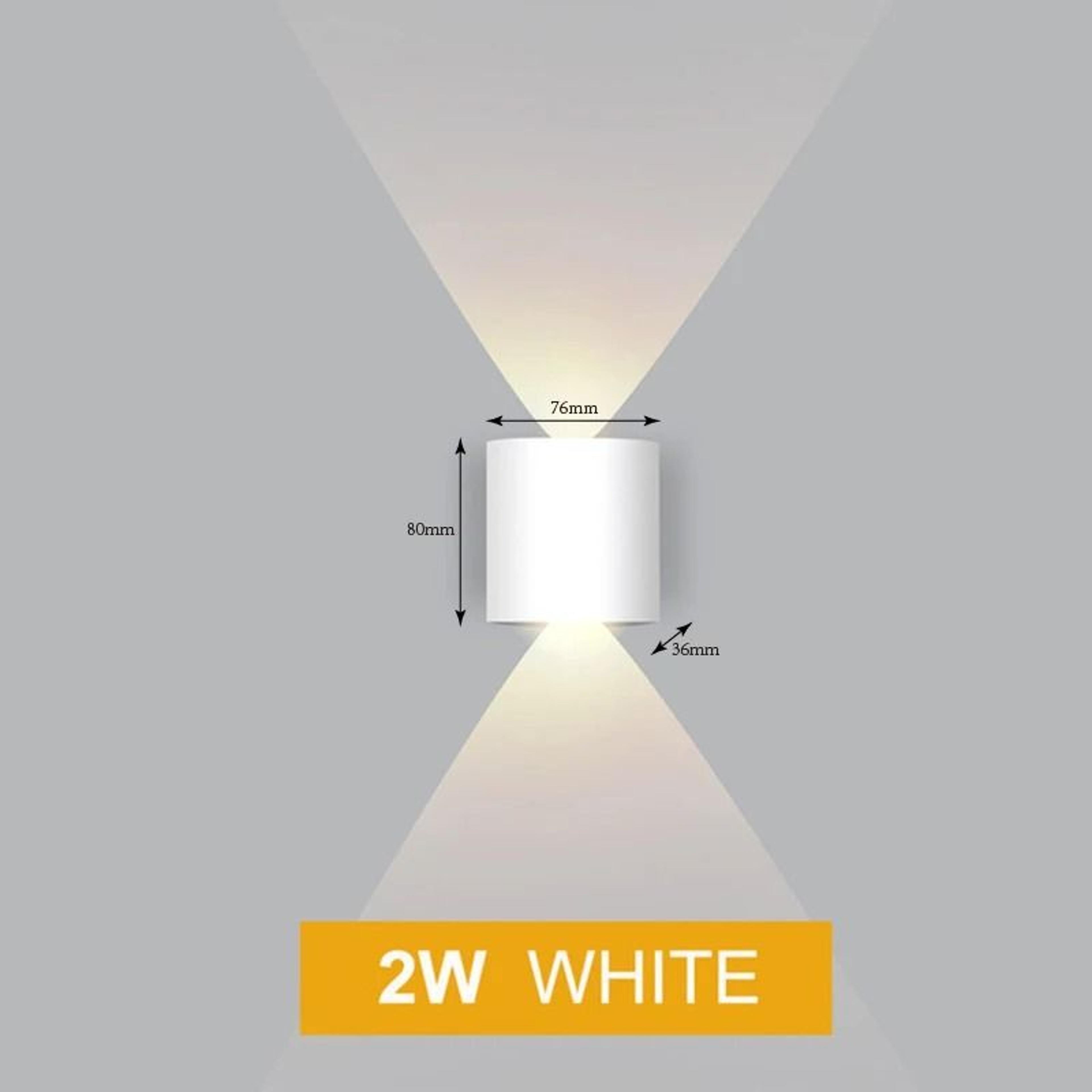 Nordic LED Aluminum Up Down Wall Lamp IP65 Waterproof Outdoor  Indoor Modern Sconce For Stairs Bedr 5