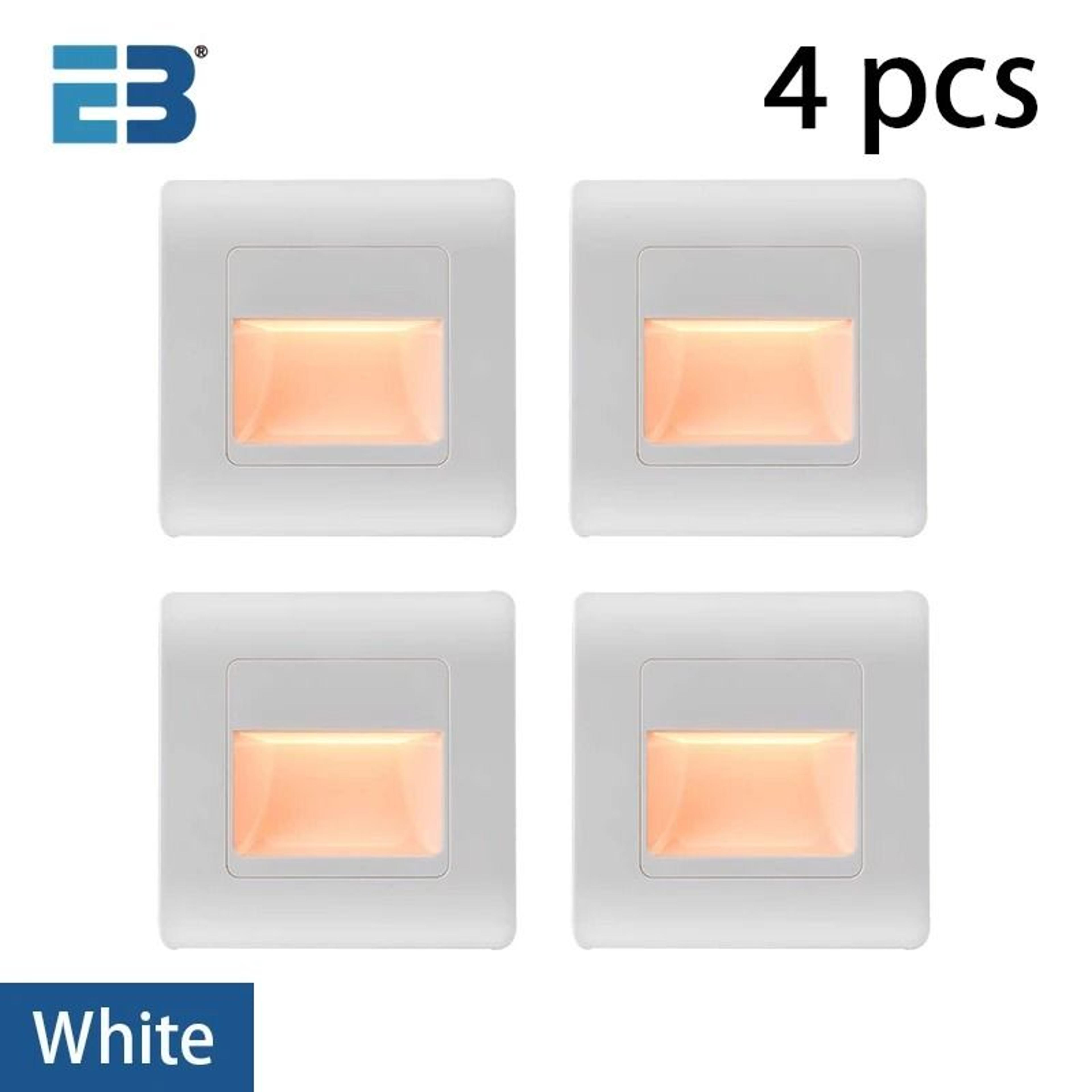 4Color LED PIR Motion Sensor Stair Light AC110V 220V Recessed Footlight  Step Lamp 10