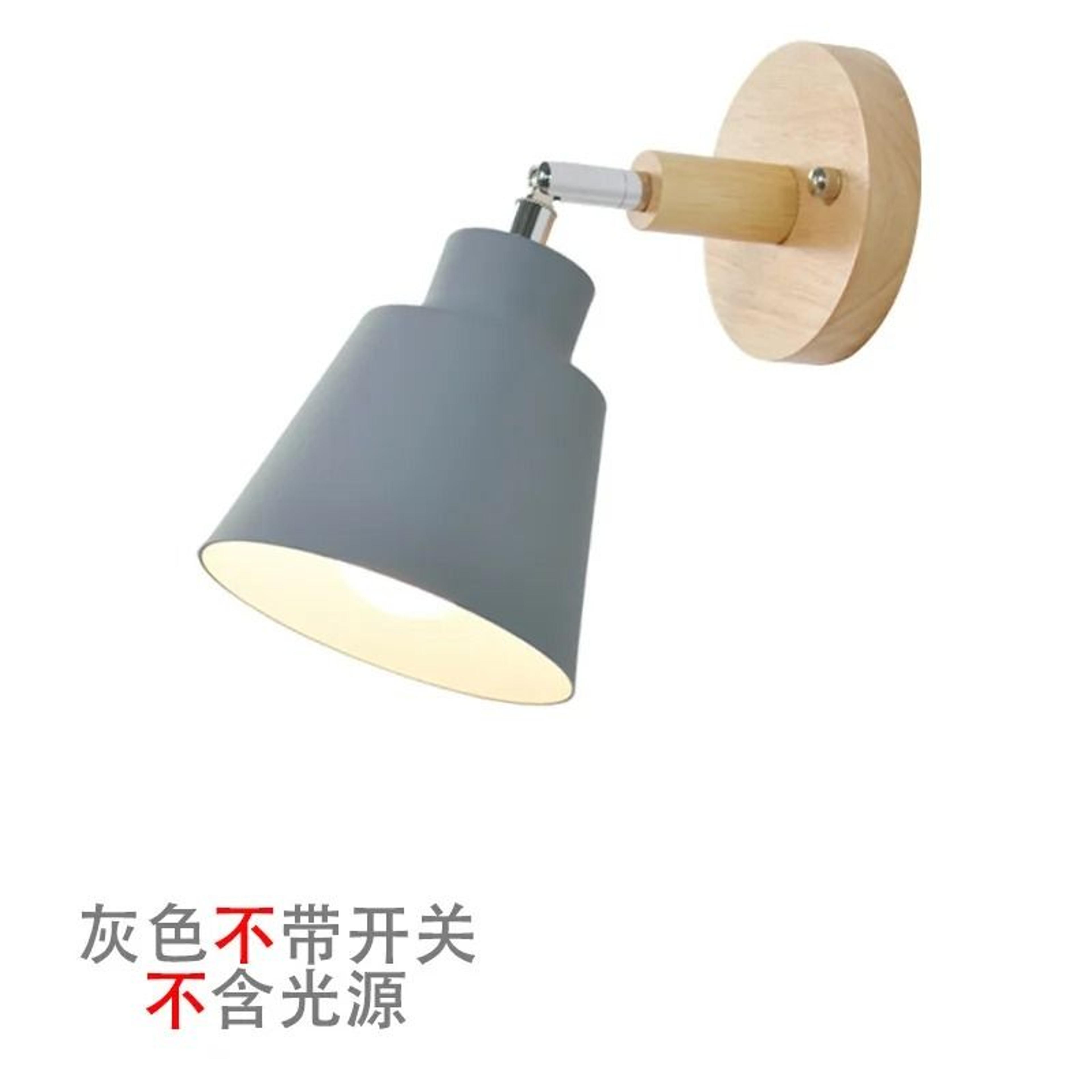 Nordic Wooden Wall Light With Pull Zipper Switch Modern Rotatable Macaron Sconce For Bedside  Bedro 6